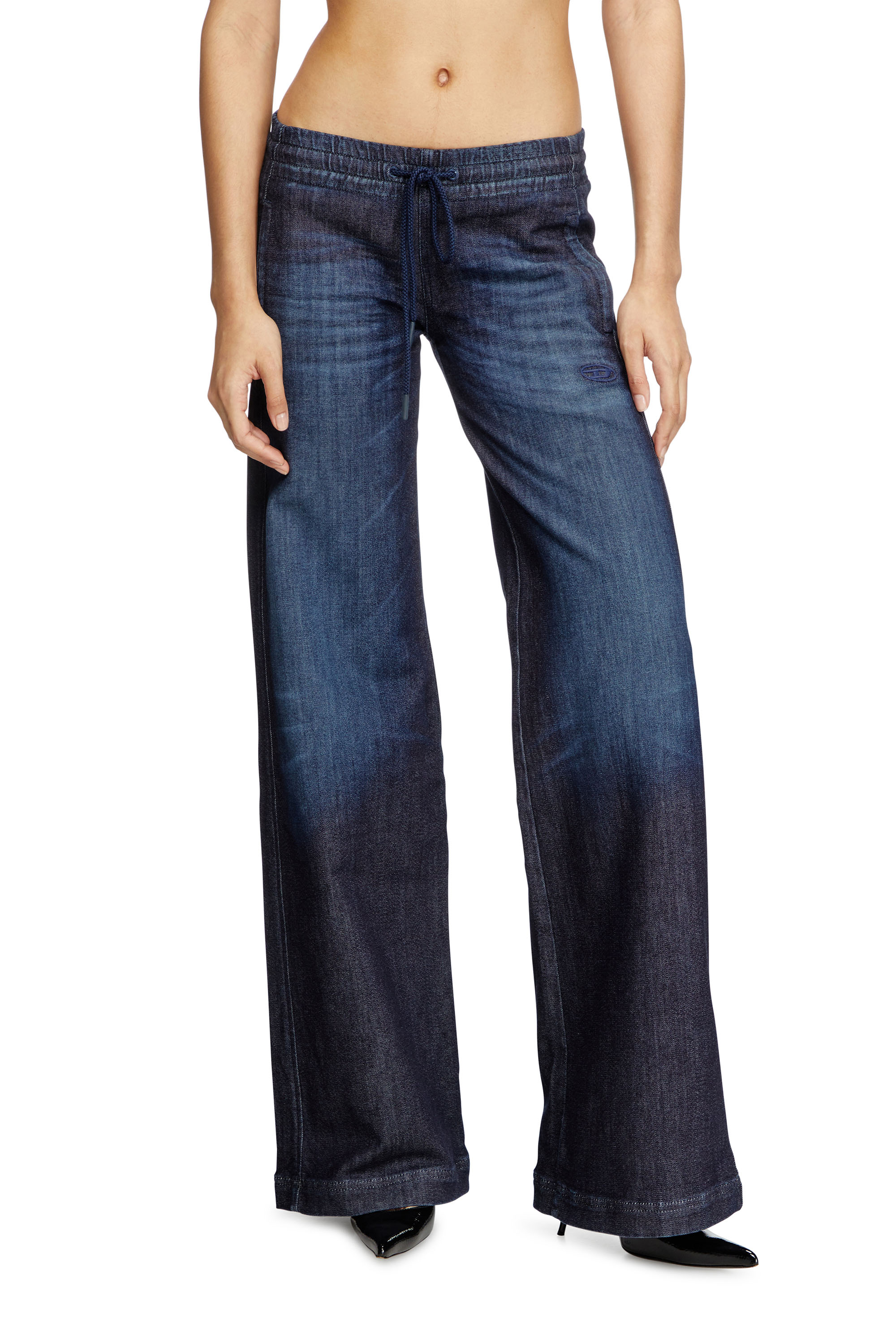 Diesel - Female's Relaxed 2078 D-Ainty Joggjeans® 09L11, ダークブルー - 3