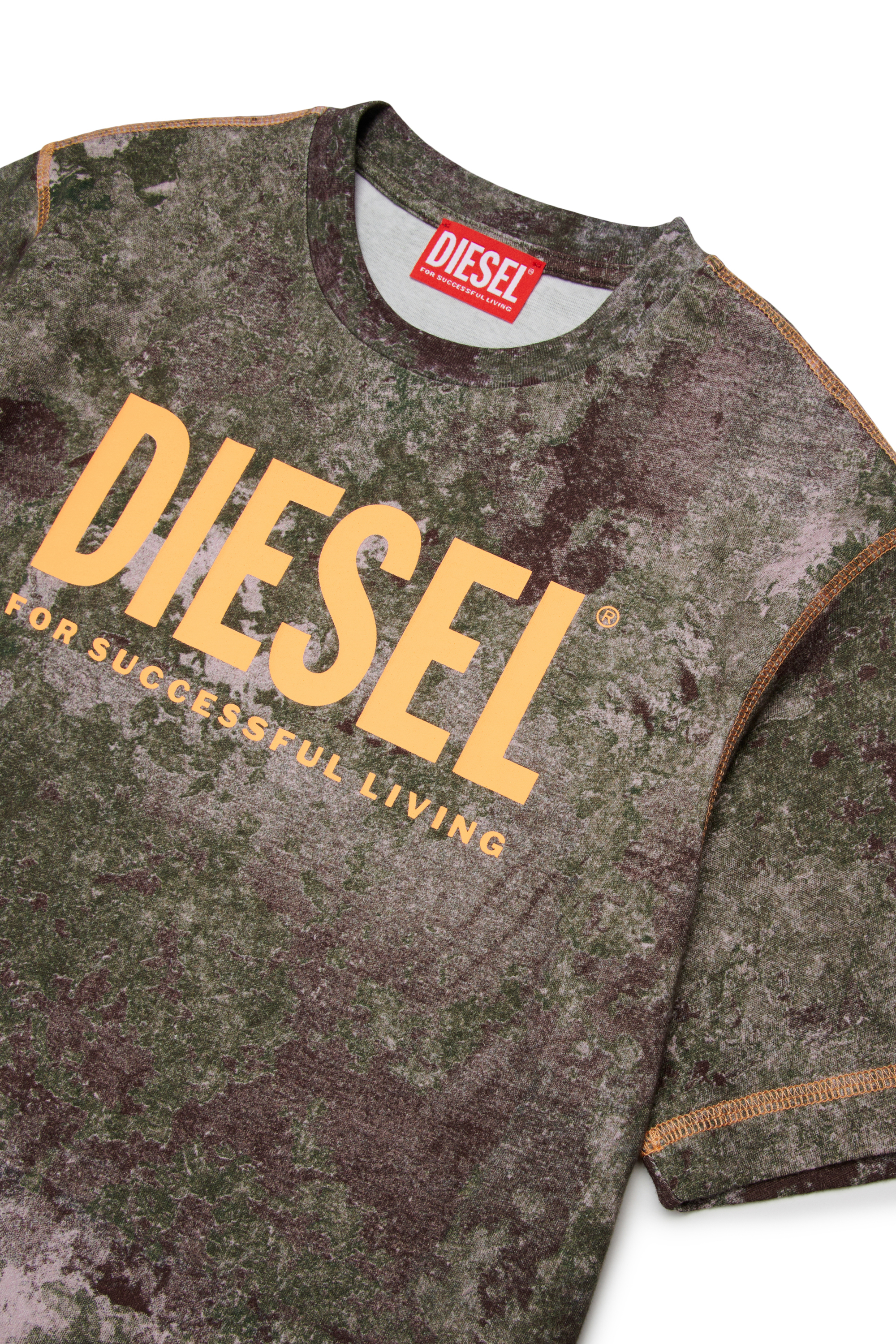 Diesel - TMIM OVER, Male's Tシャツ in グリーン - 3
