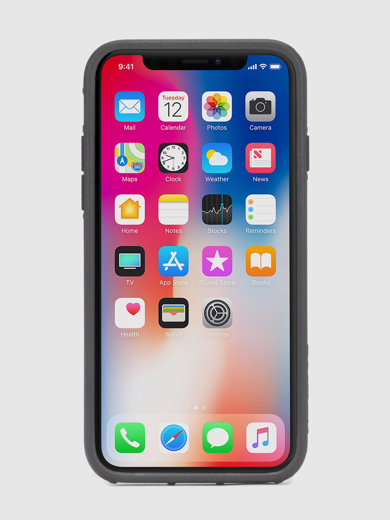 Diesel - STICKER IPHONE X CASE, Unisex's Diesel logo transparent case, iPhone X in ブラック - 6