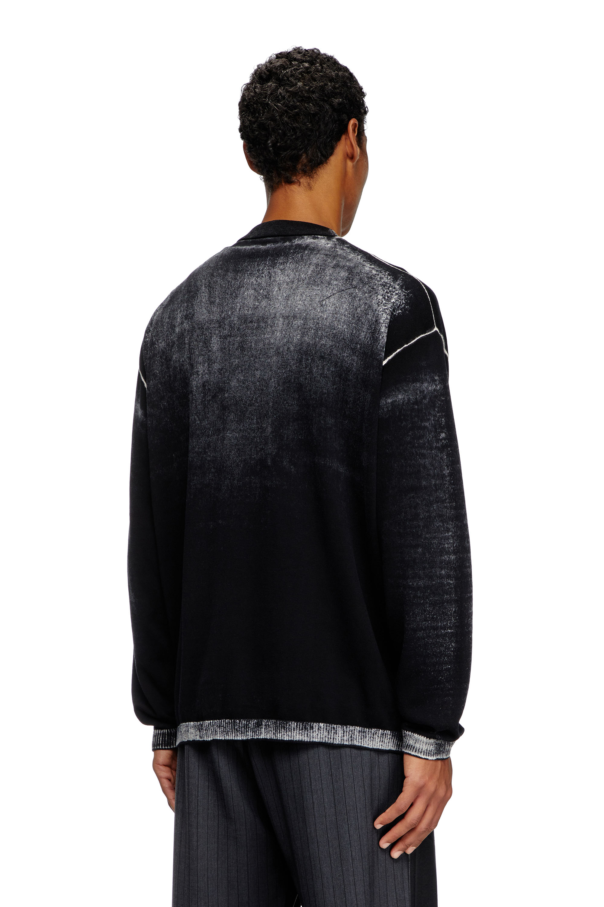 Diesel - K-LARENCE-CARDIGAN-B, ブラック - Image 4