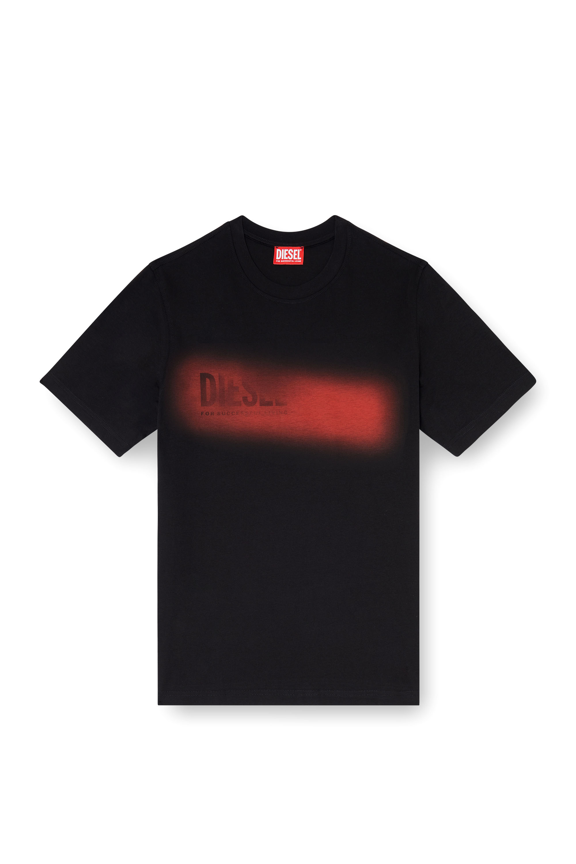 Diesel - T-ADJUST-AA5, Male's Tシャツ in ブラック - 2