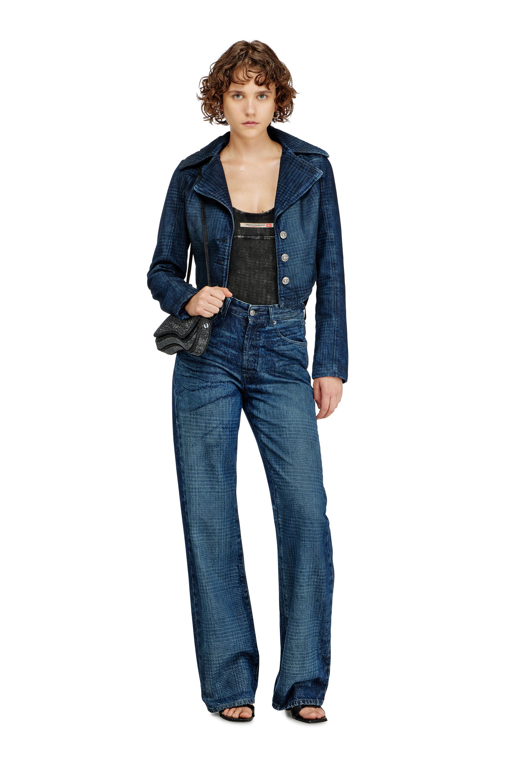 Diesel - PHOEBE-DNM, Female's ボディスーツ in ダークグレー - 6