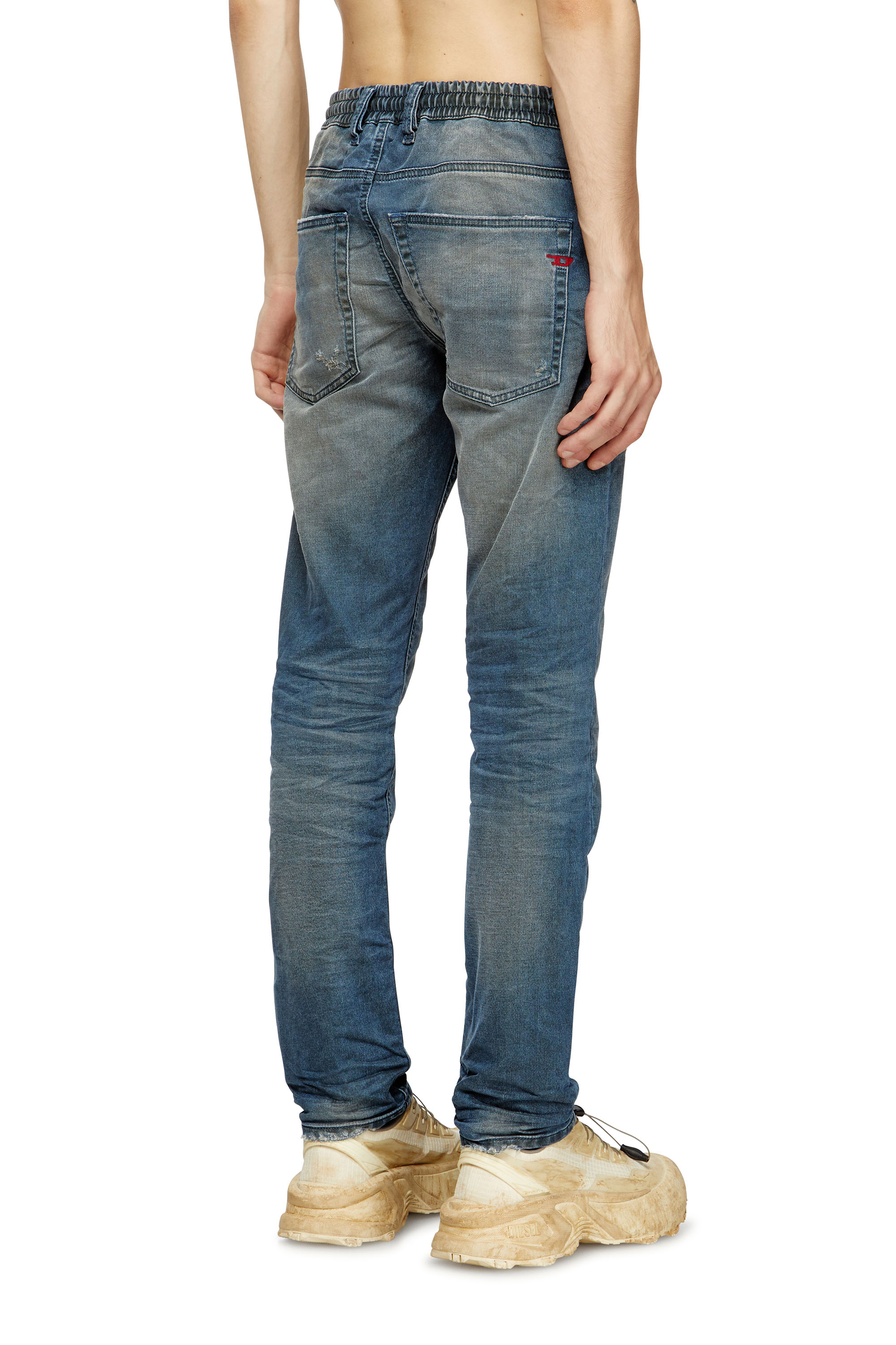 Diesel - Male's Regular 2032 D-Krooley Joggjeans® 068SC, ダークブルー - 4