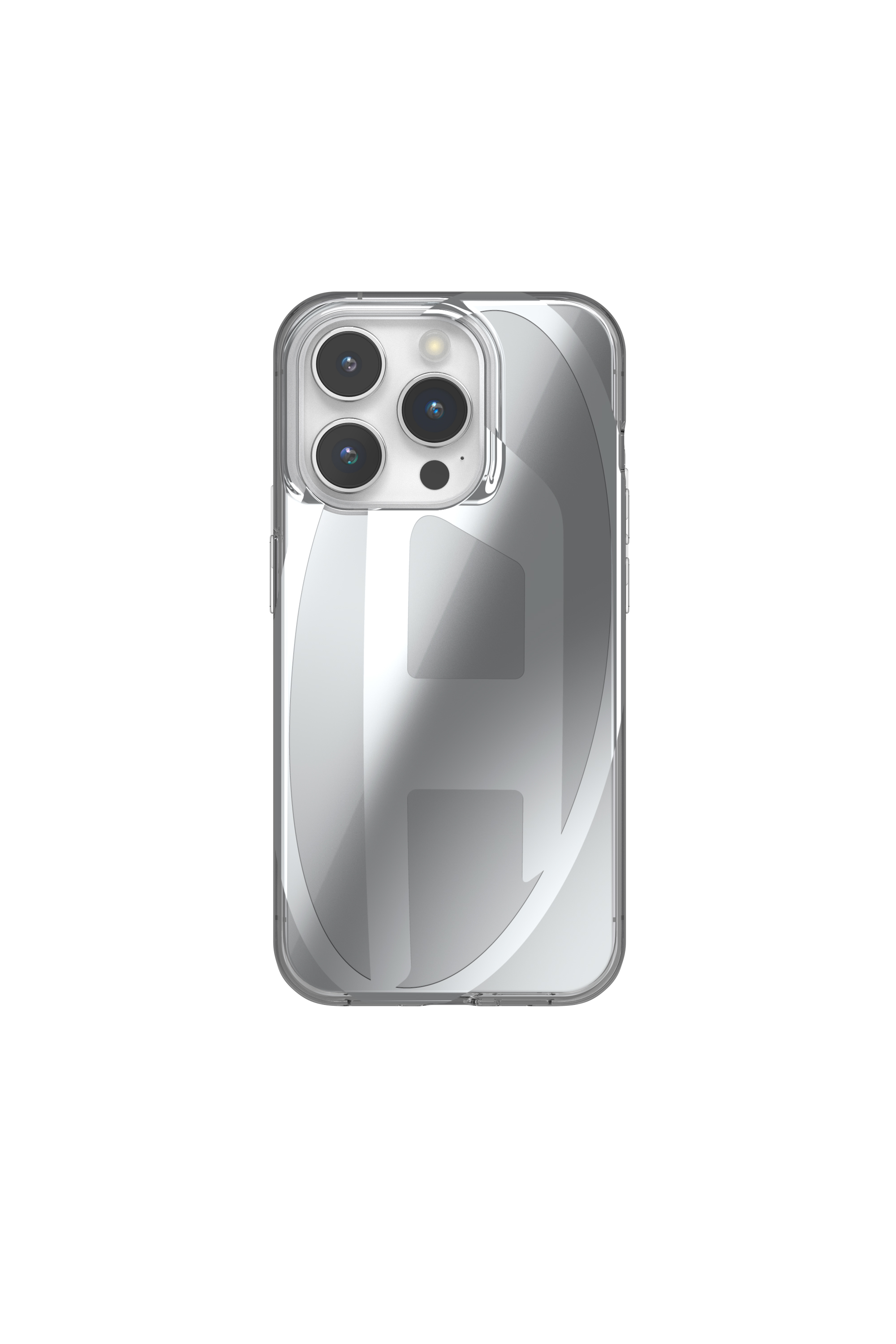 Diesel - 54096 MOULDED CASE, Unisex's iPhone 15 Pro クリアケース in シルバー - 2