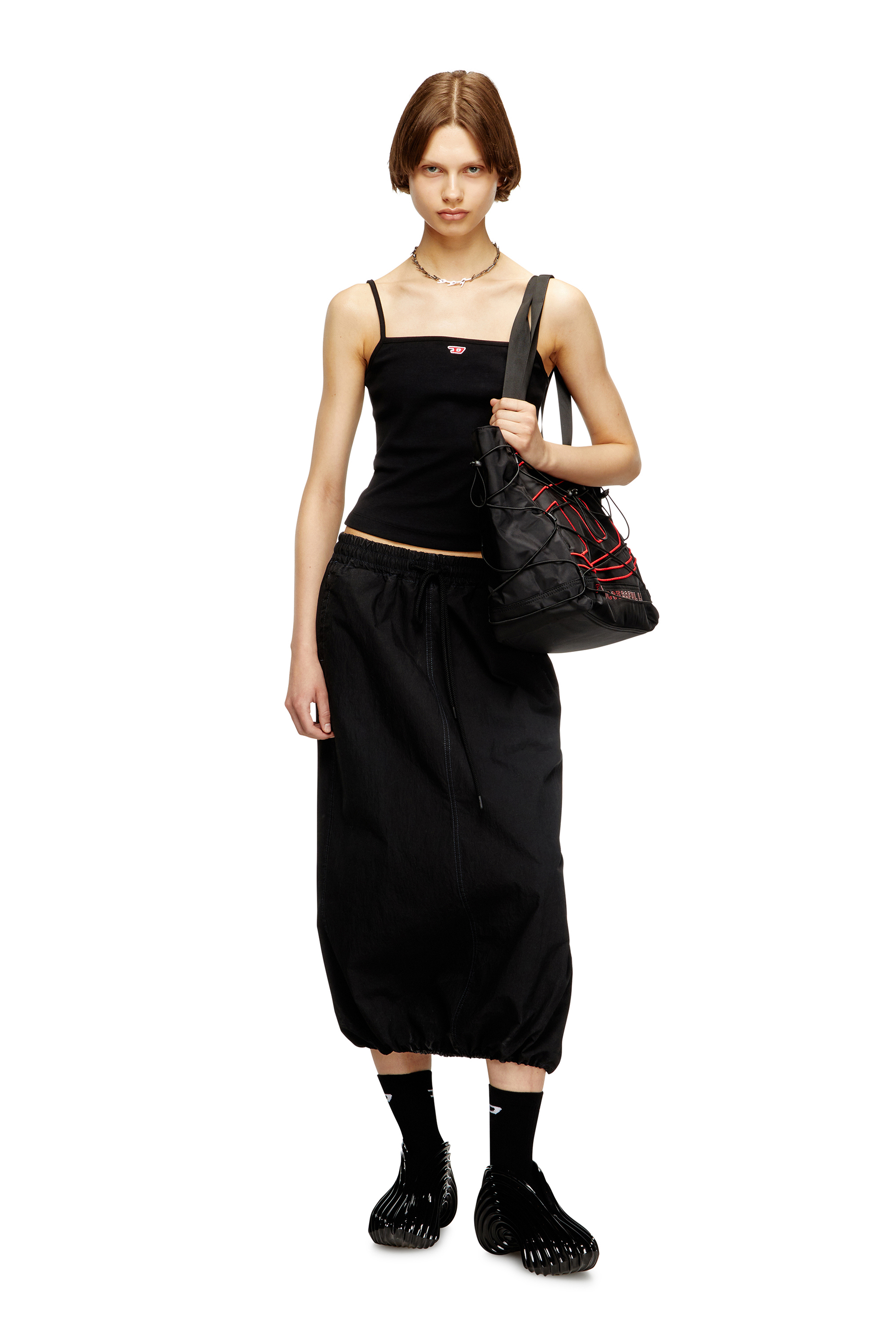 Diesel - MELISSA QUANTUM SNEAKERS X, Unisex's Slip-on sneaker in Melflex® in ブラック - 8