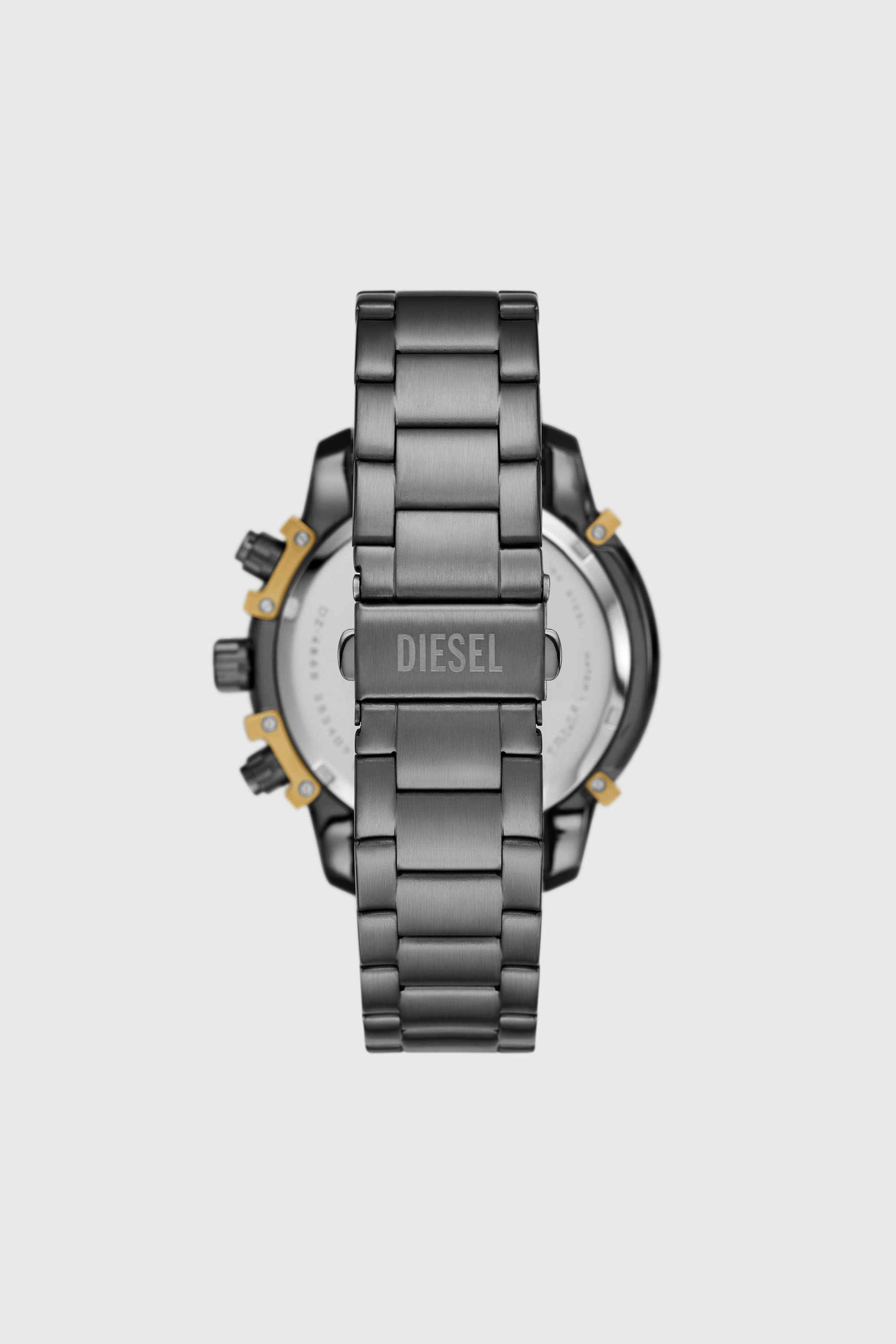 Diesel - DZ4668, Male's Griffed Two-Tone Stainless Steel Watch in ダークグレー - 2