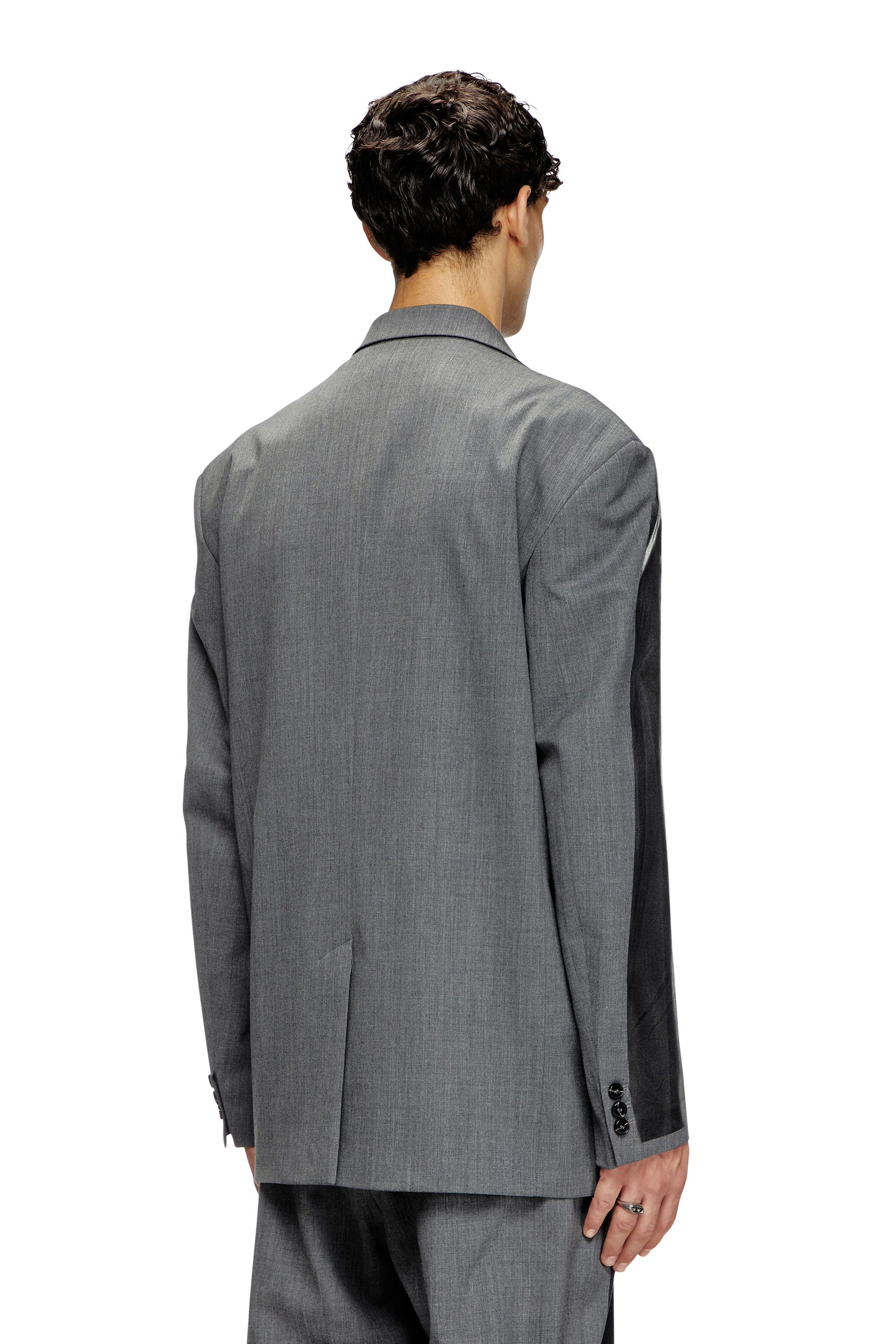 Diesel - J-OVER-DD, Unisex's テーラードジャケット in ブラック - 5