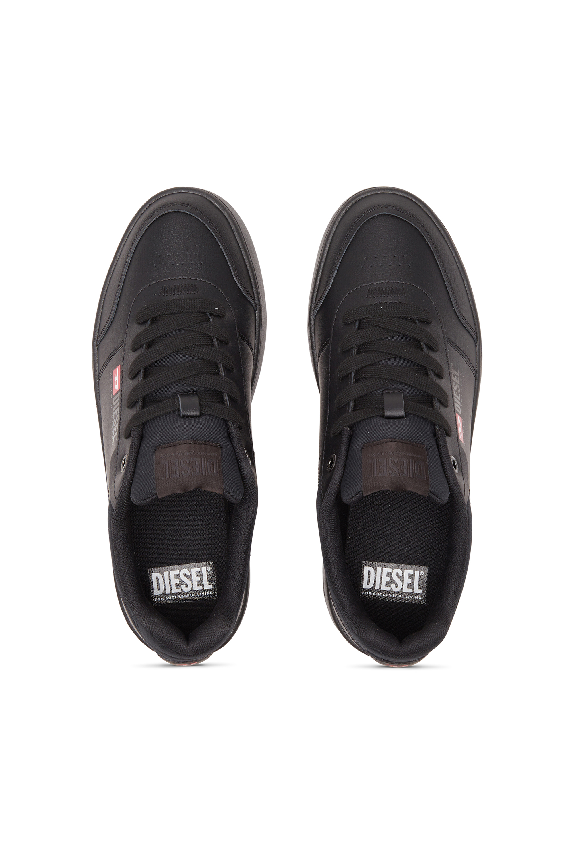 Diesel - S-ATHENE BOLD VTG W, Female's S-Athene-Retro platform sneakers in leather in ブラック - 5