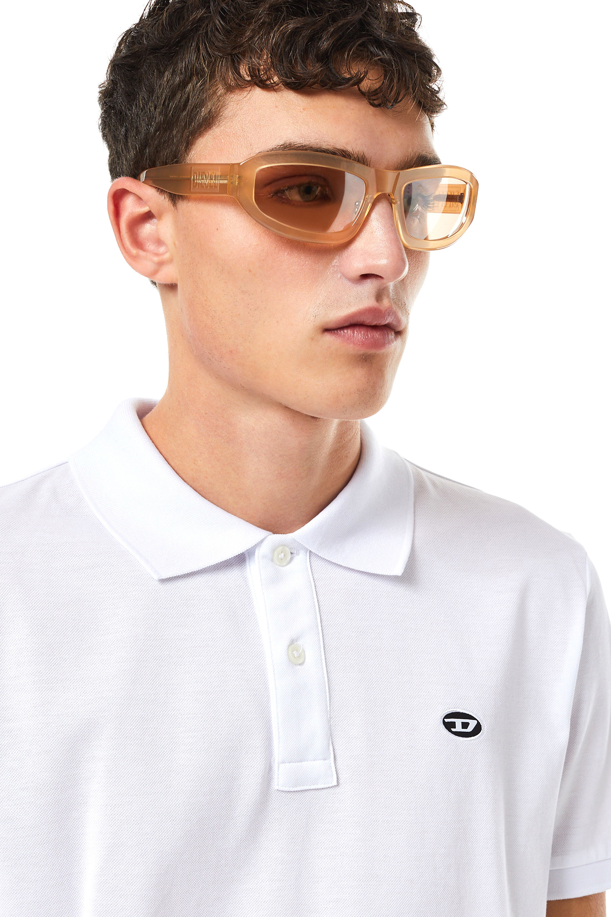 Diesel - T-SMITH-DOVAL-PJ, Male's ポロシャツ in ホワイト - 4