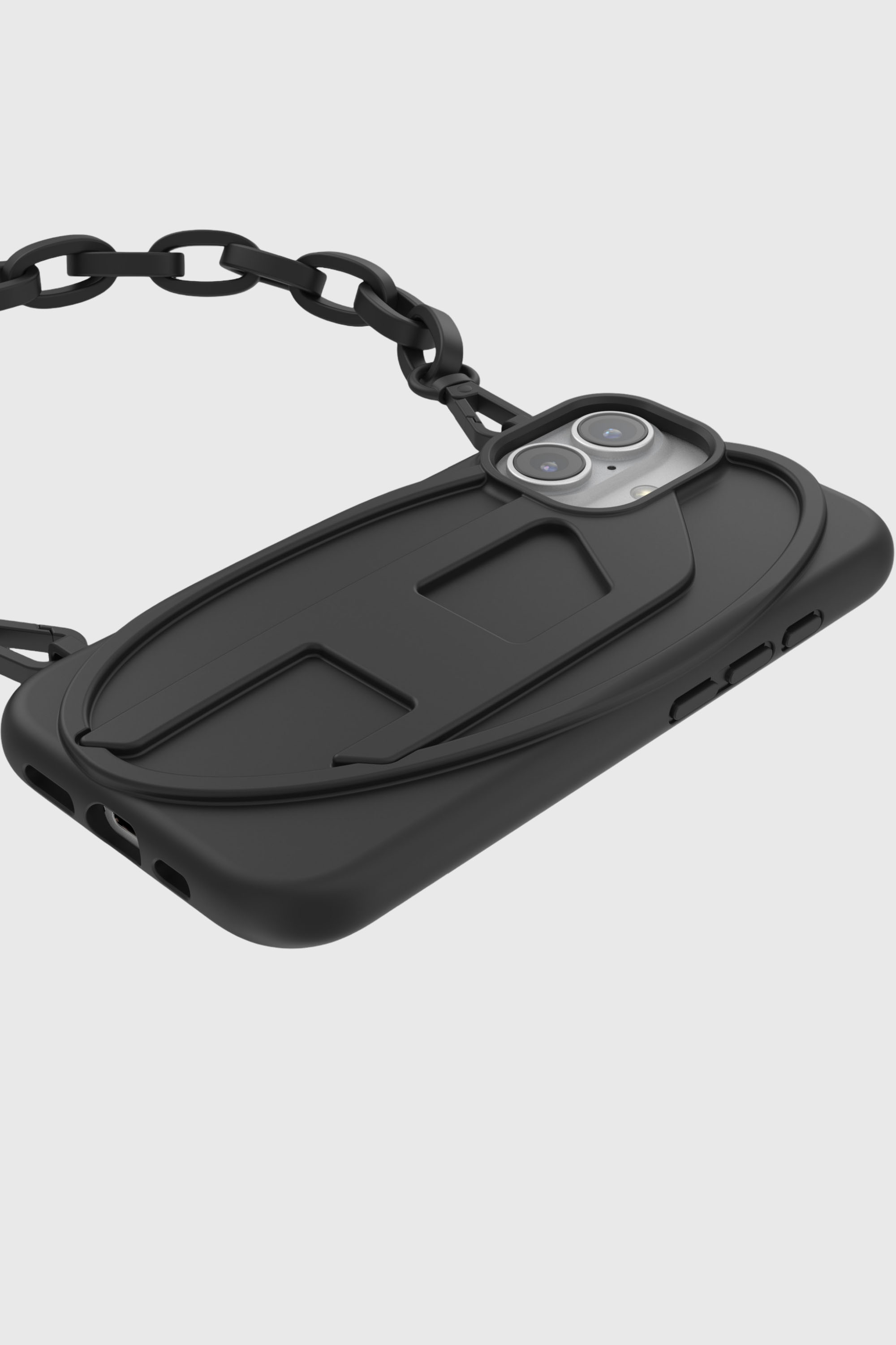 Diesel - 60171  MOULDED CASE, Unisex's Oval D Chain Case for iP 16 in ブラック - 4