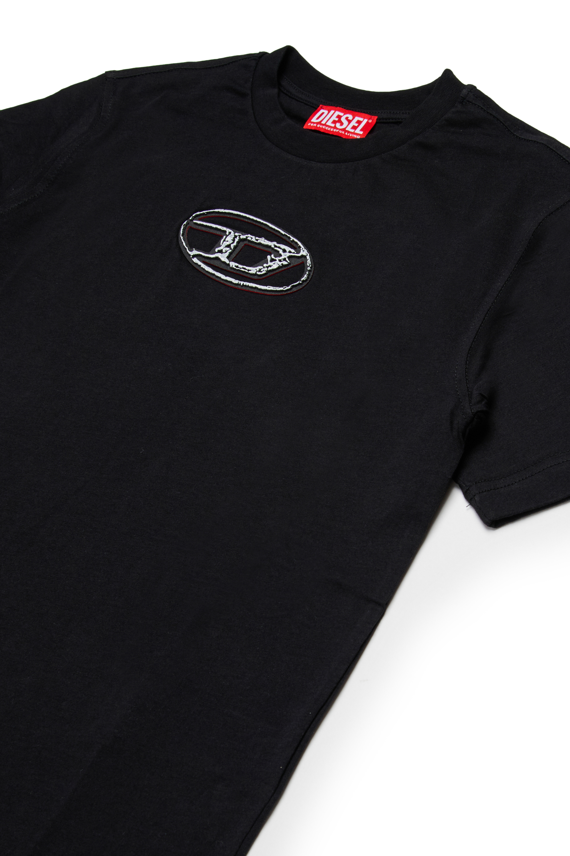 Diesel - TREDEN OVER, Male's Tシャツ in ブラック - 3