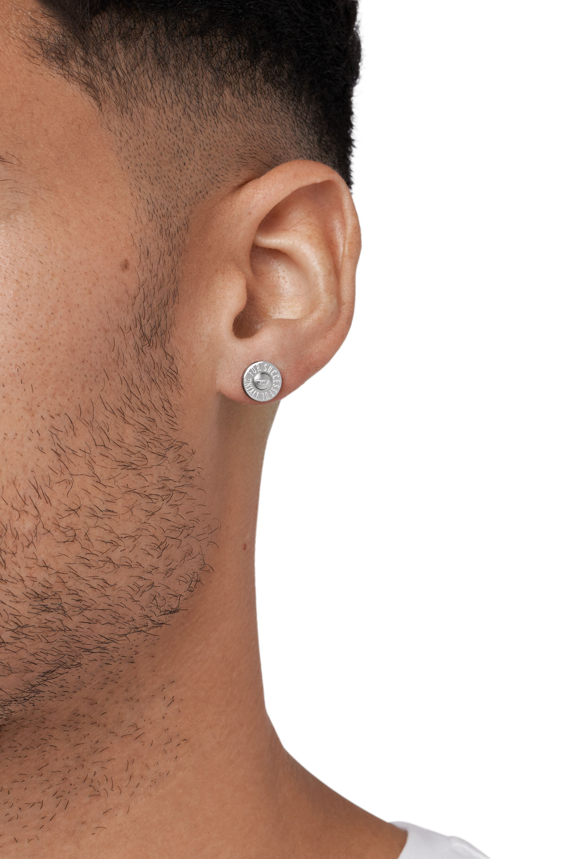 Diesel - DX1402SET, Unisex's ピアス（両耳用） in シルバー - 3