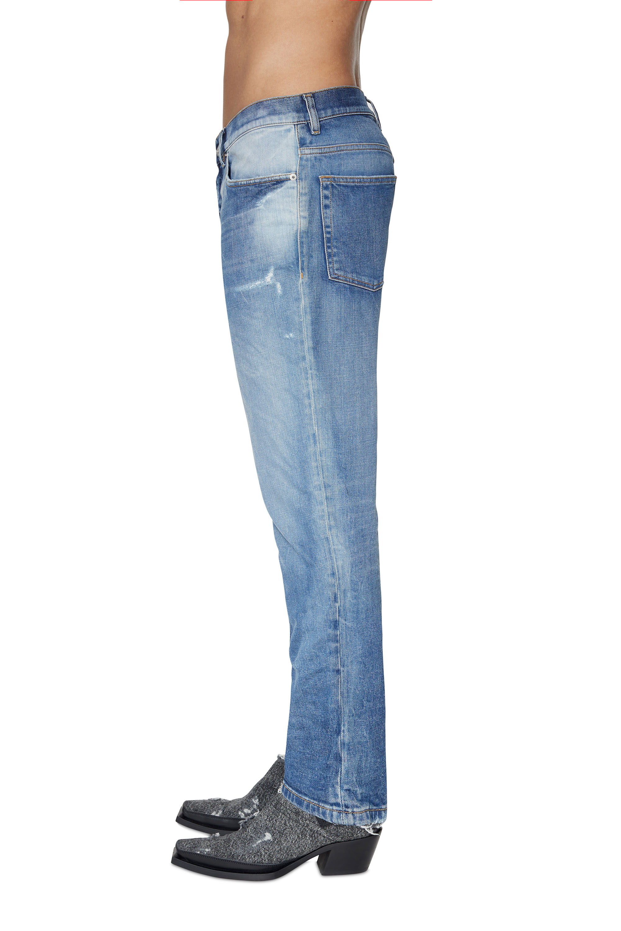 Diesel - 2005 D-FINING 09E16 Tapered Jeans, ミディアムブルー - Image 4