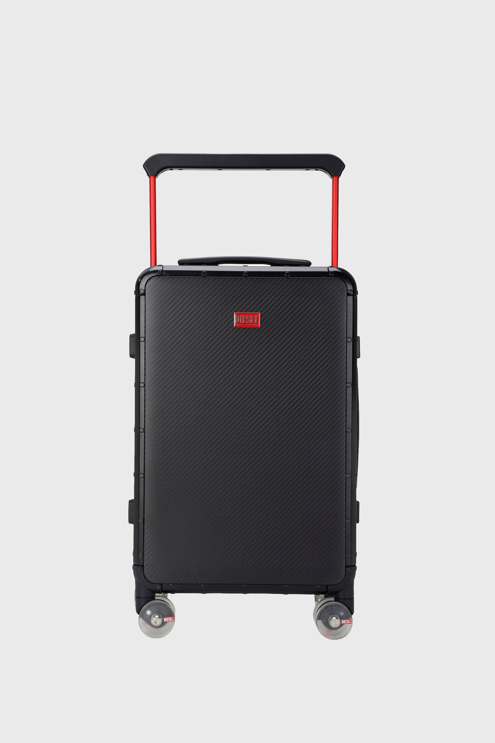 Diesel - DSL CARBON FIBER TROLLEY-BLACK- DSL001, Unisex's Carbon fiber suitcase size S in ブラック - 1