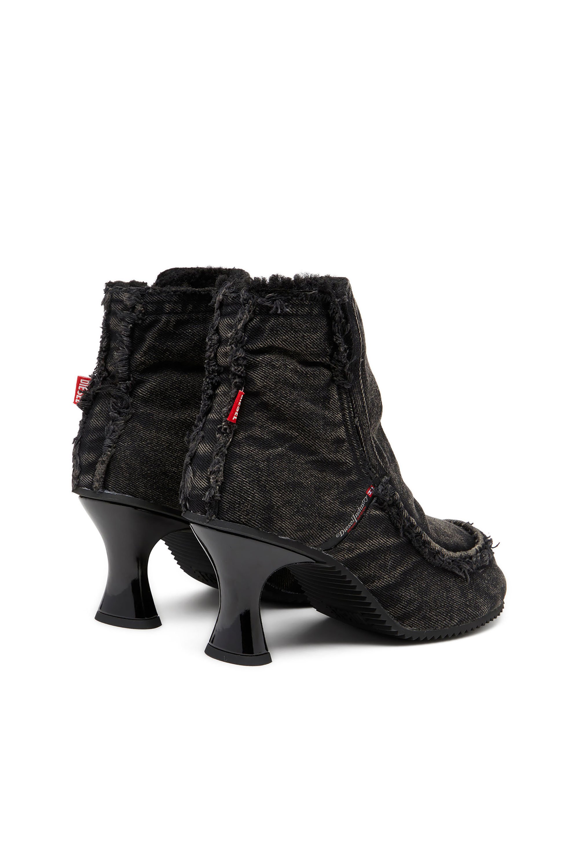 Diesel - D-WOODSTOCK HEEL AB, Female's アンクルブーツ in ブラック - 3