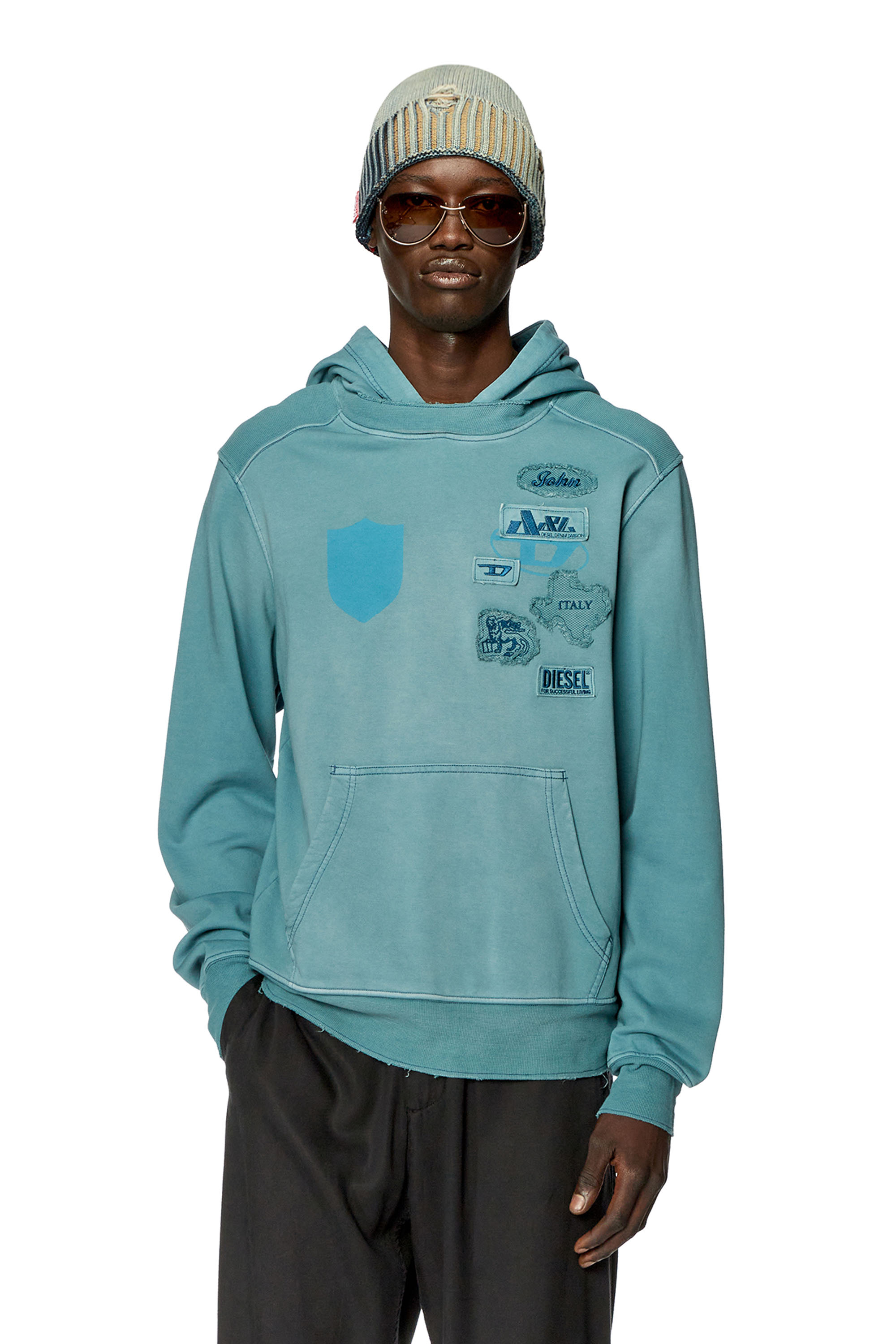 Diesel - S-MACCY-HOOD, ライトブルー - Image 1