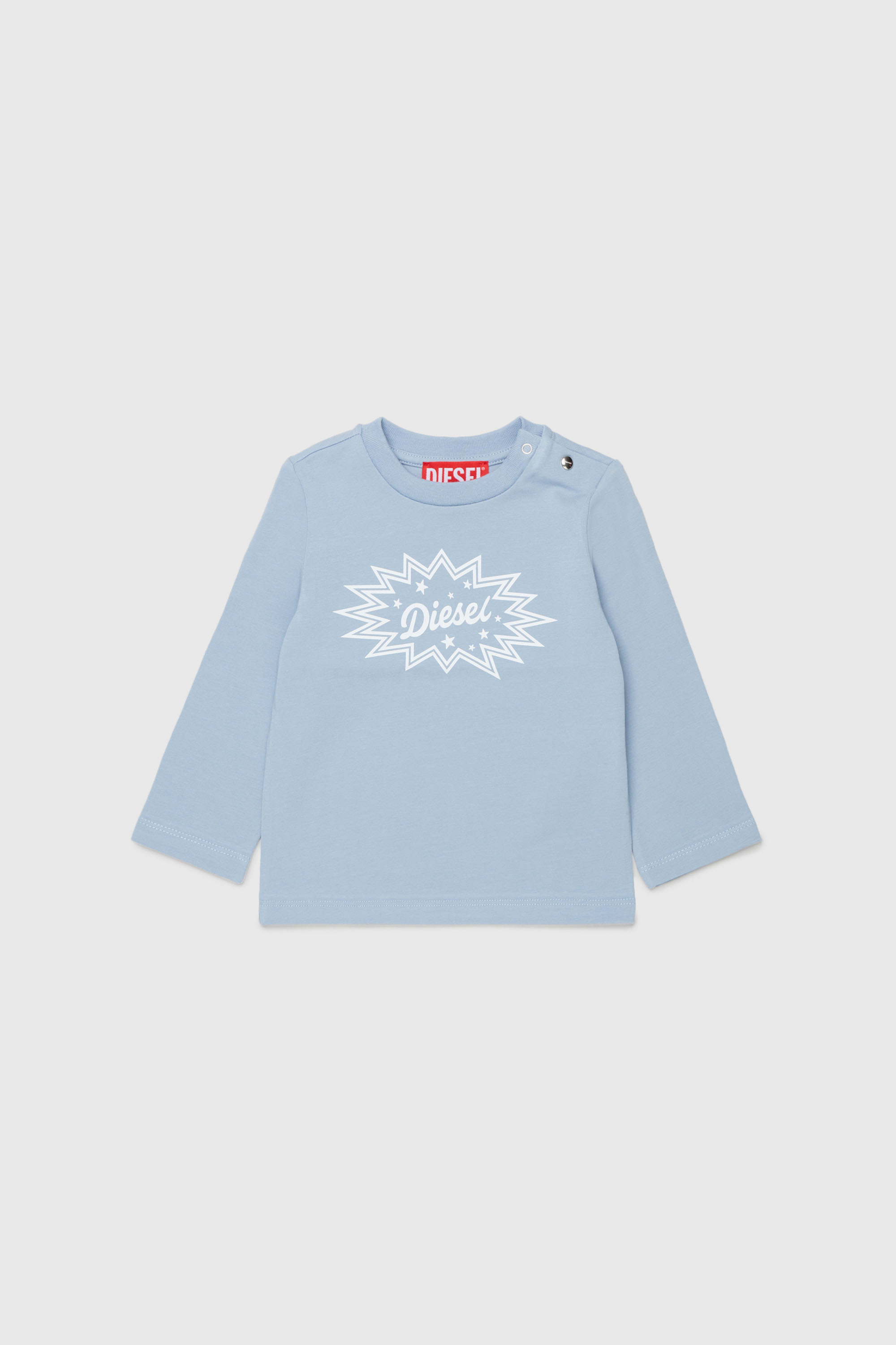Diesel - TFUMB, Female's Tシャツ in ライトブルー - 1