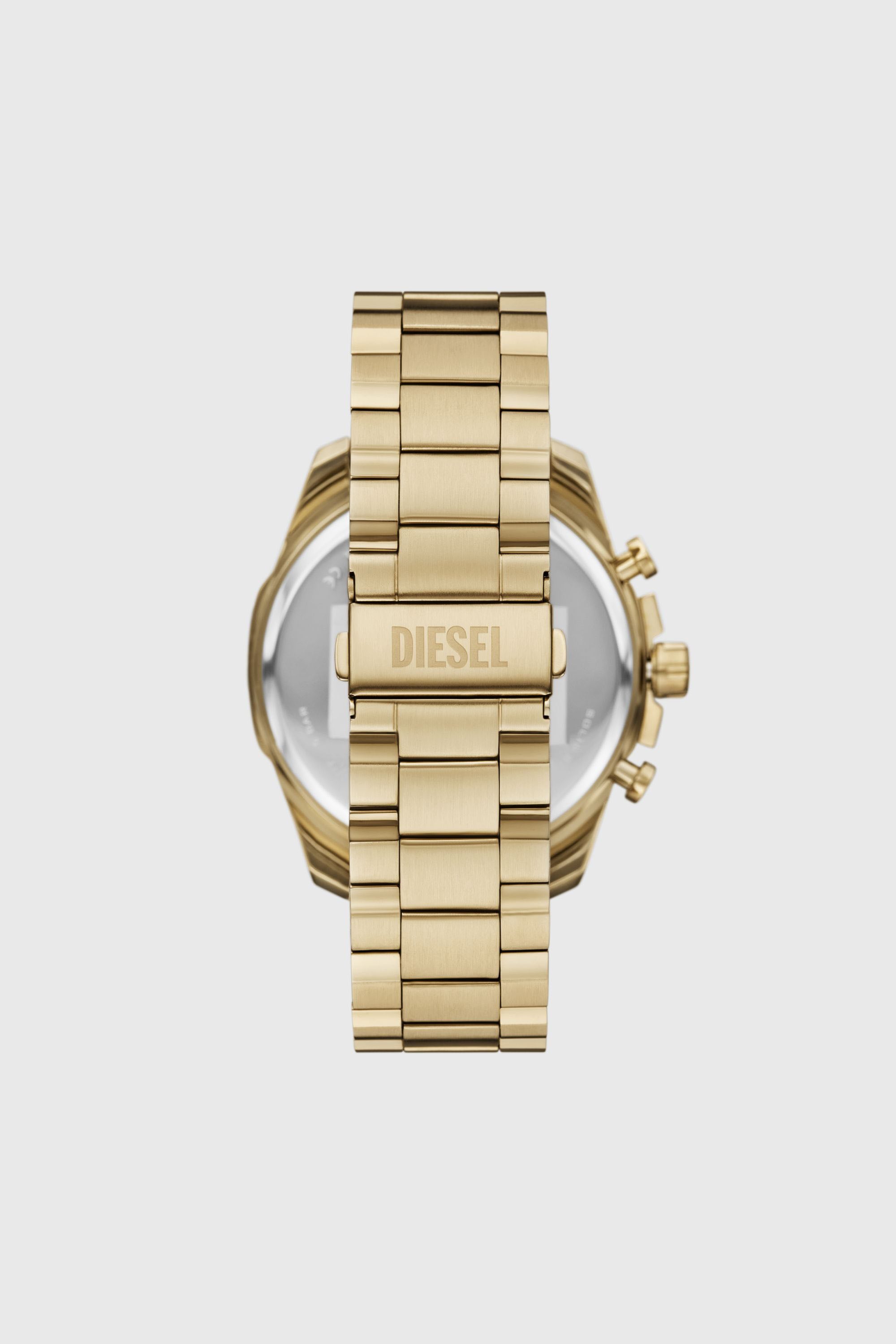 Diesel - DZ4684 WATCH, Male's Mega Chief Slim Stainless Steel Watch in ゴールド - 2