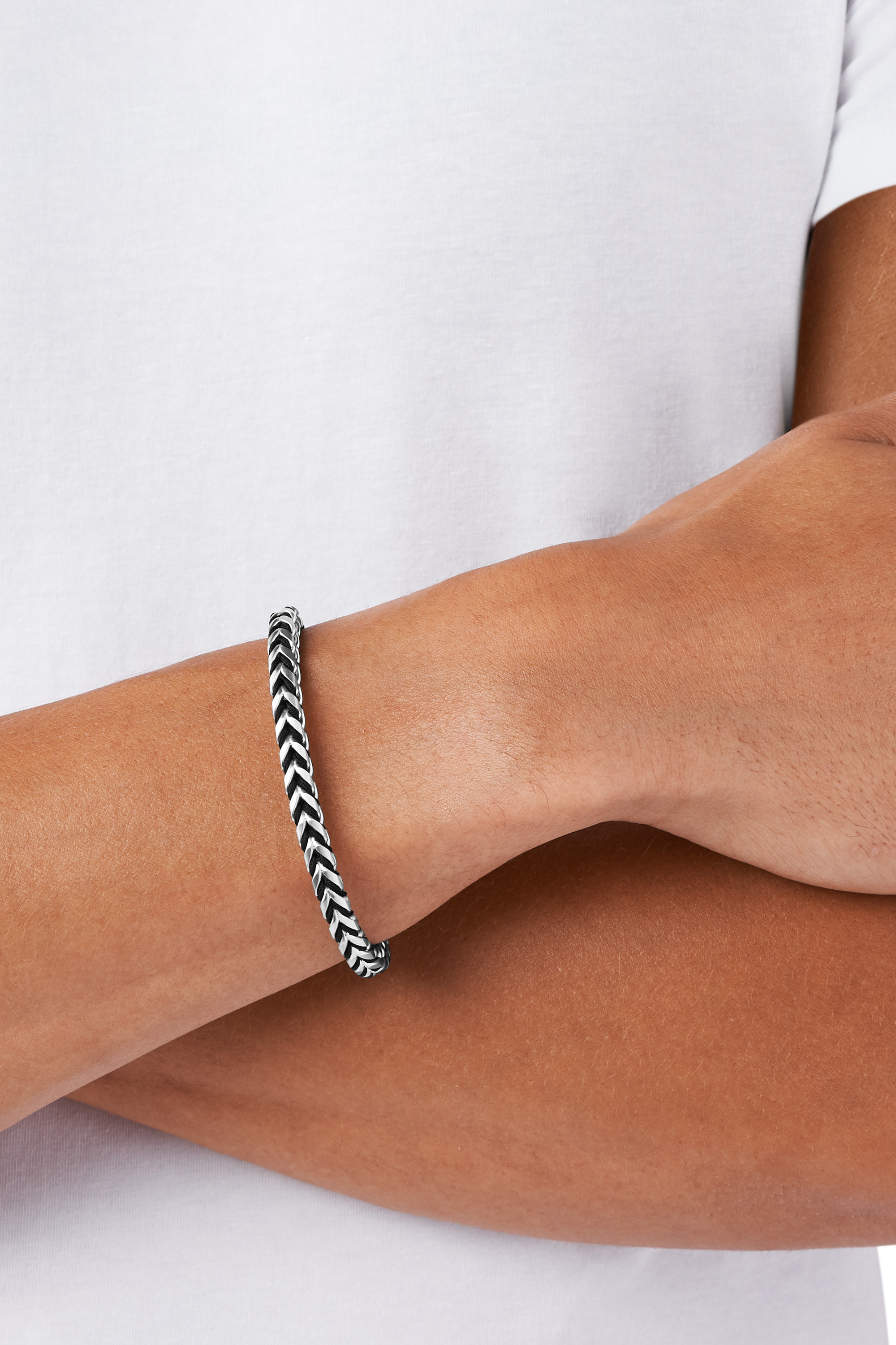 Diesel - DX1310, Male's Stainless steel chain bracelet in シルバー - 3