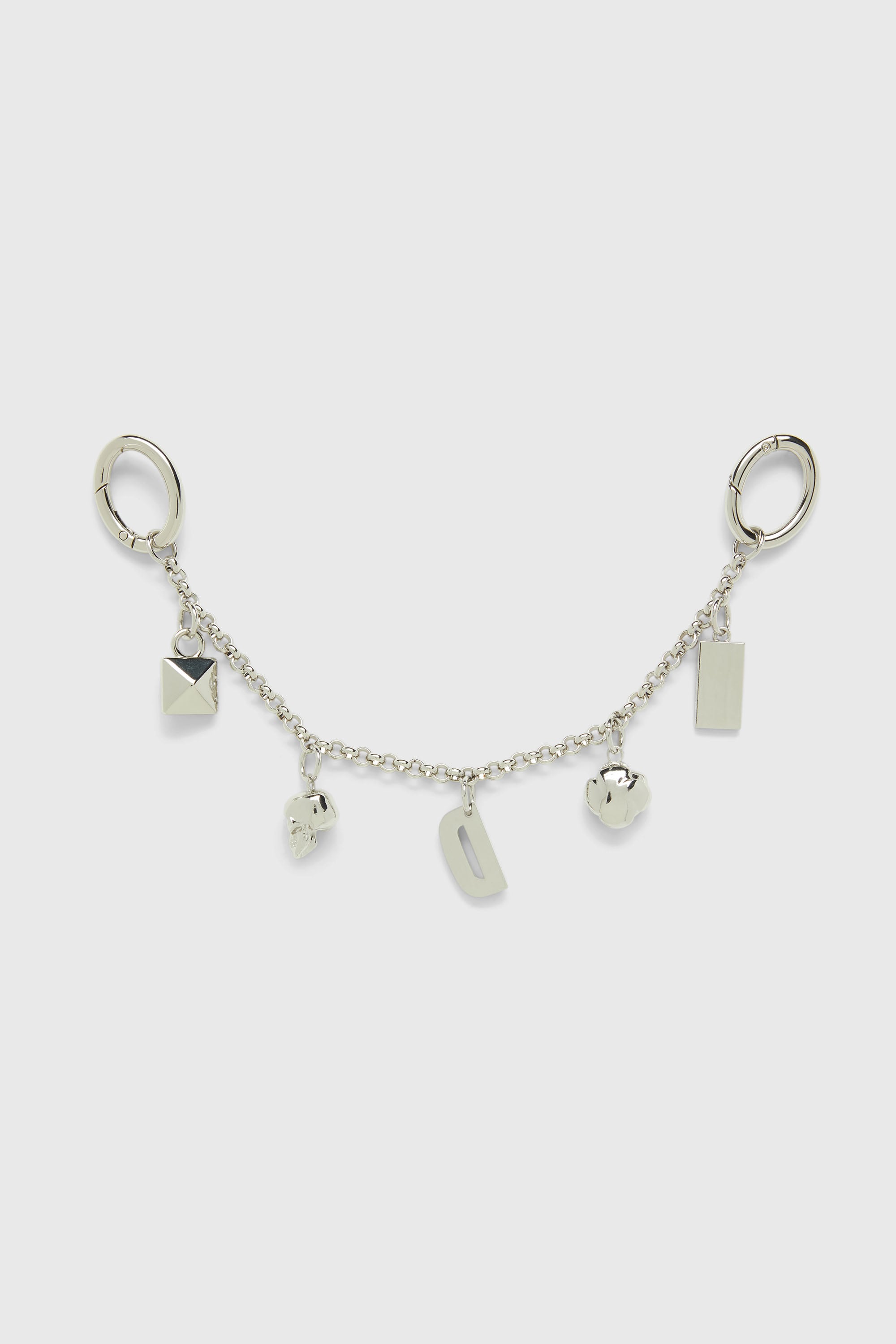Diesel - CHAIN-D II S, Female's チェーンチャーム in シルバー - 2