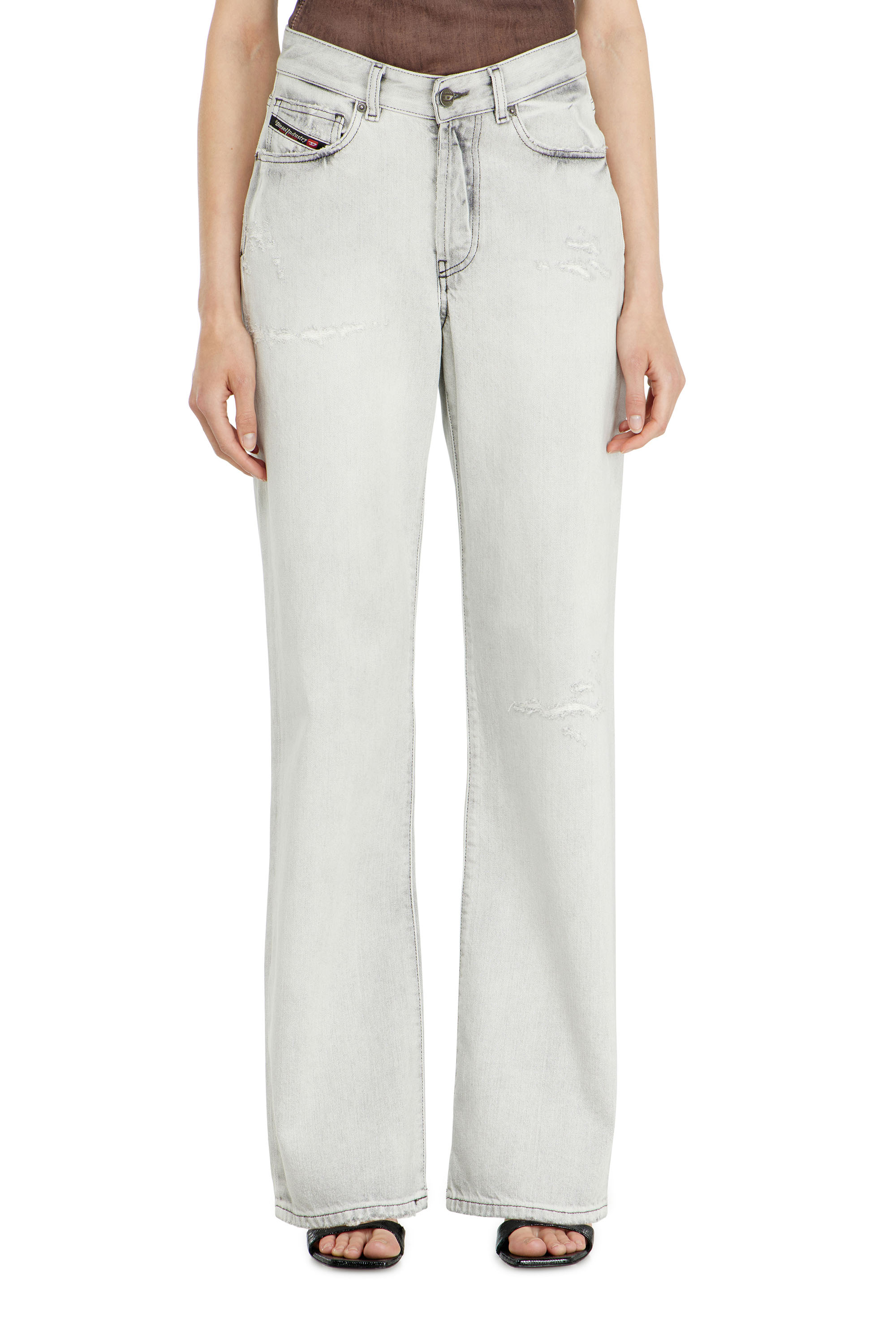 Diesel - Female's Regular Jeans 1971 D-Sent 09P58, ライトグレー - 4