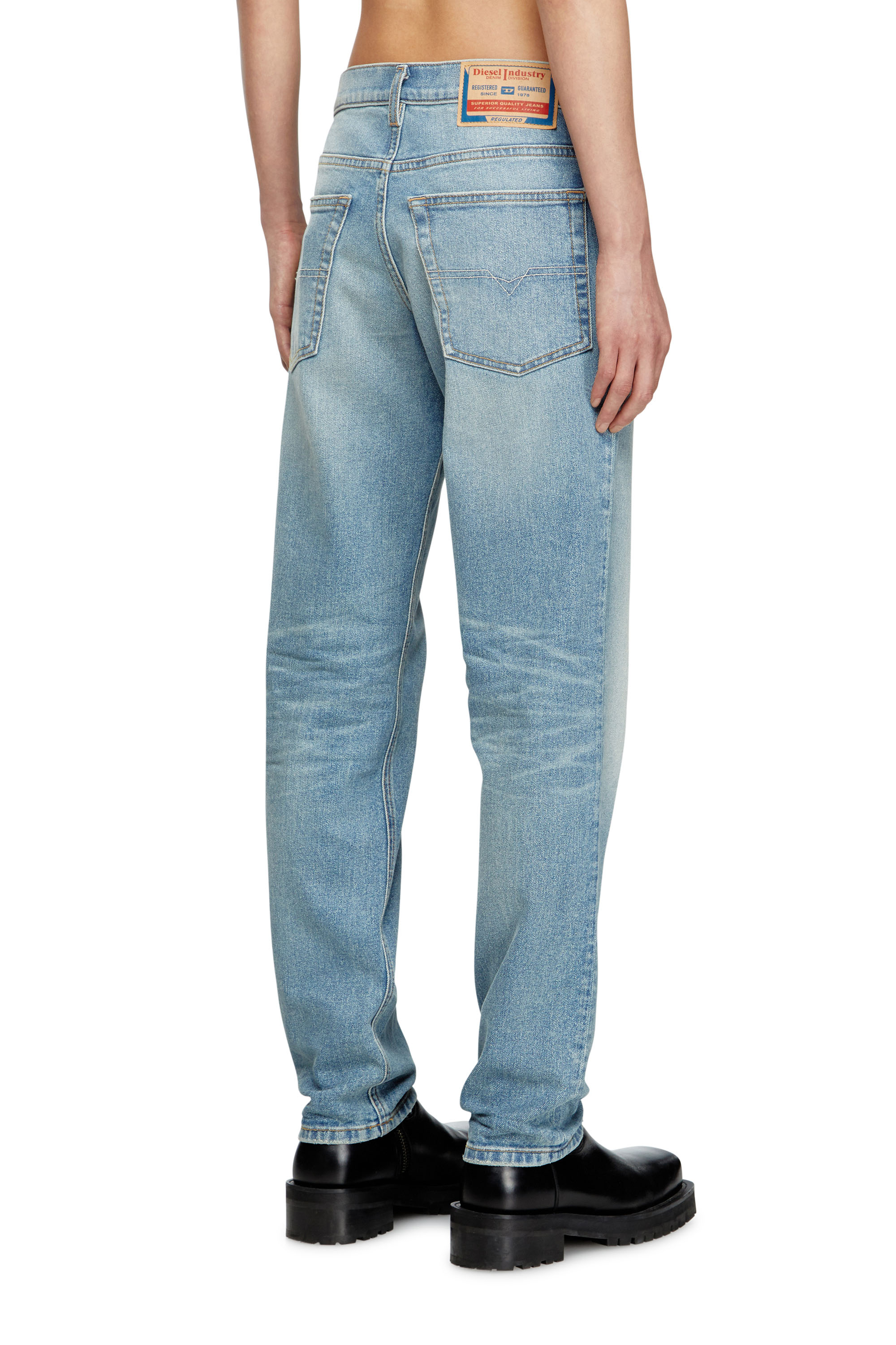 Regular Jeans 2023 D-Finitive 0DBEH, ライトブルー Diesel - Male's Regular Jeans 2023 D-Finitive 0DBEH, ライトブルー - 4