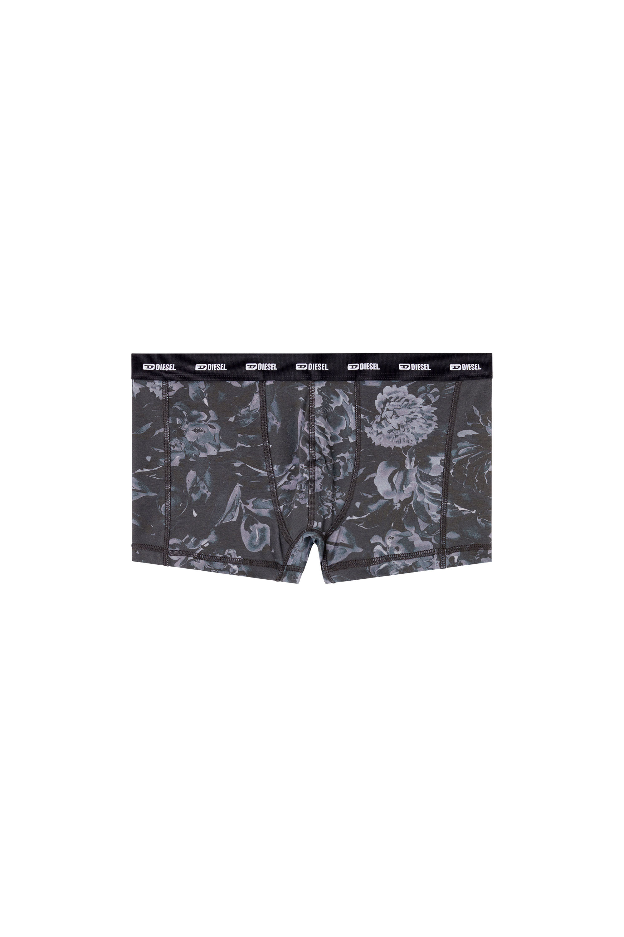 Diesel - DAMIEN-UTLT, Male's Boxer briefs with Flower print in グレー - 4