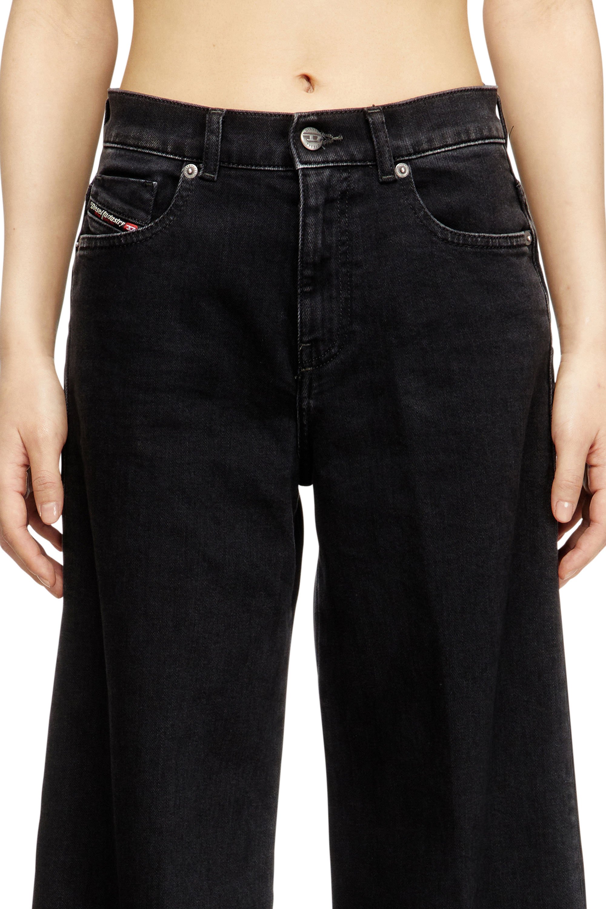 Diesel - Female's Flare Jeans 1978 D-Akemi 09N89, ブラック/ダークグレー - 4