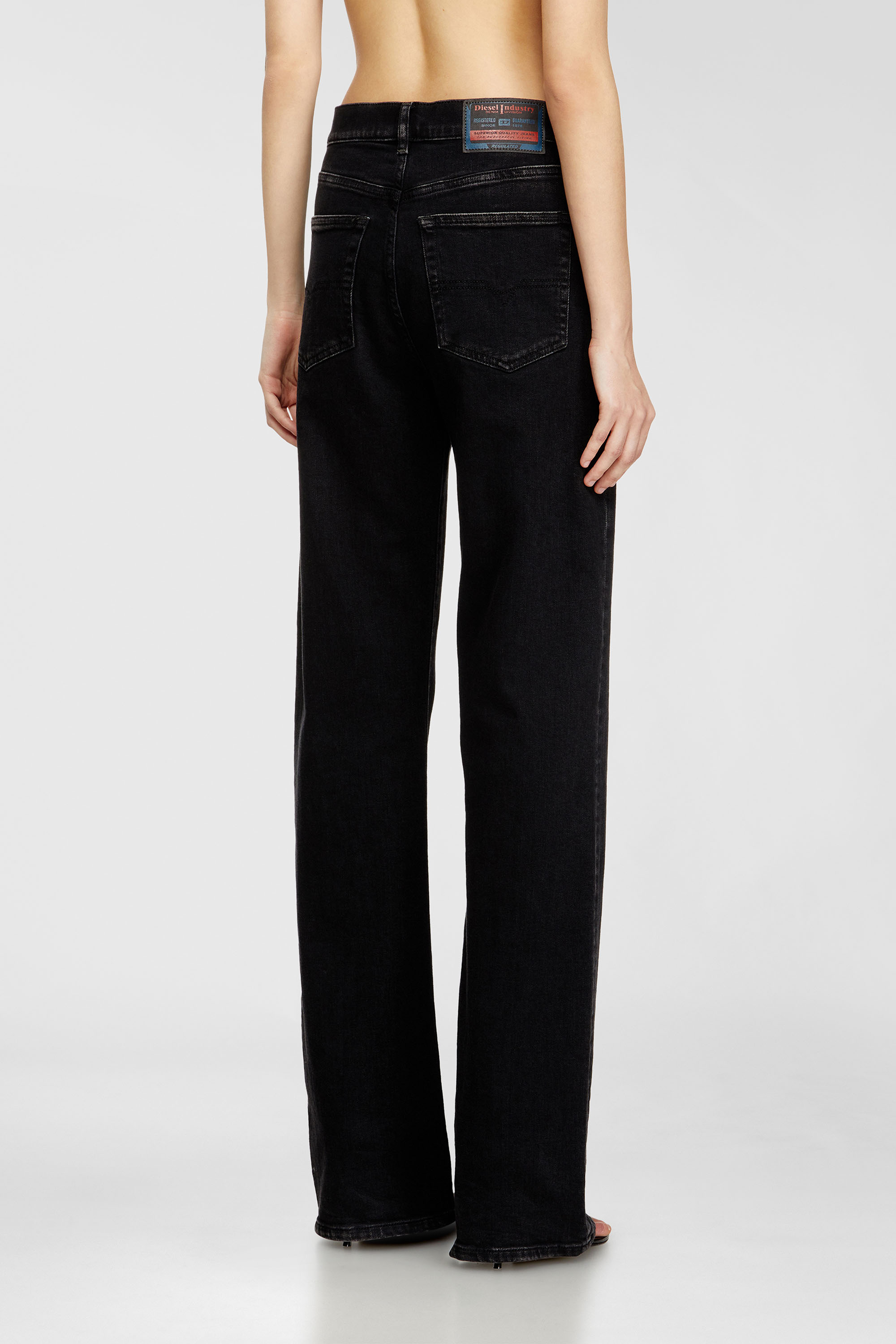 Diesel - Female's Regular Jeans 1971 D-Sent 09N89, ブラック/ダークグレー - 3