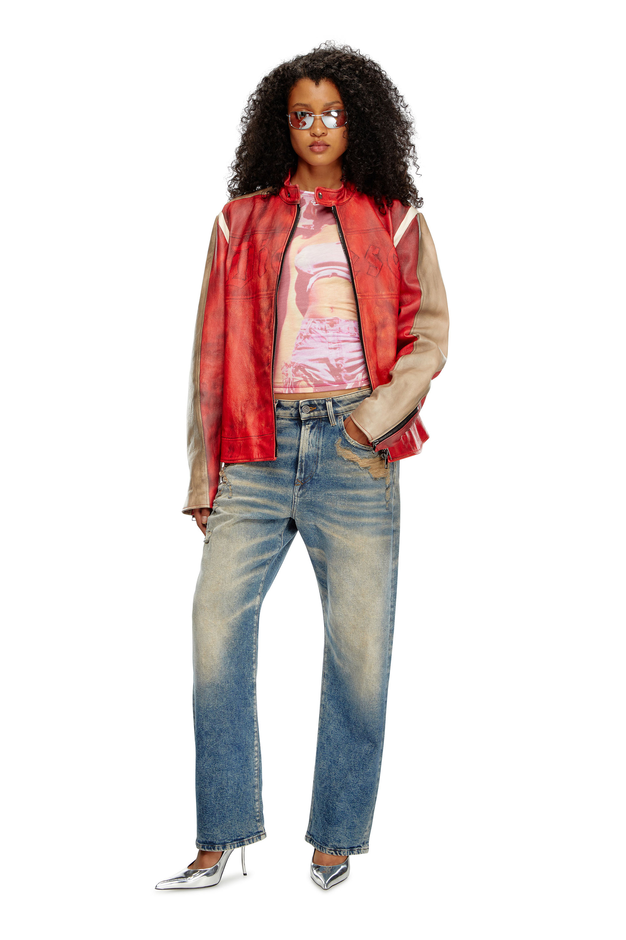 Diesel - Female's Regular Jeans 1999 D-Reggy 09K32, ミディアムブルー - 2