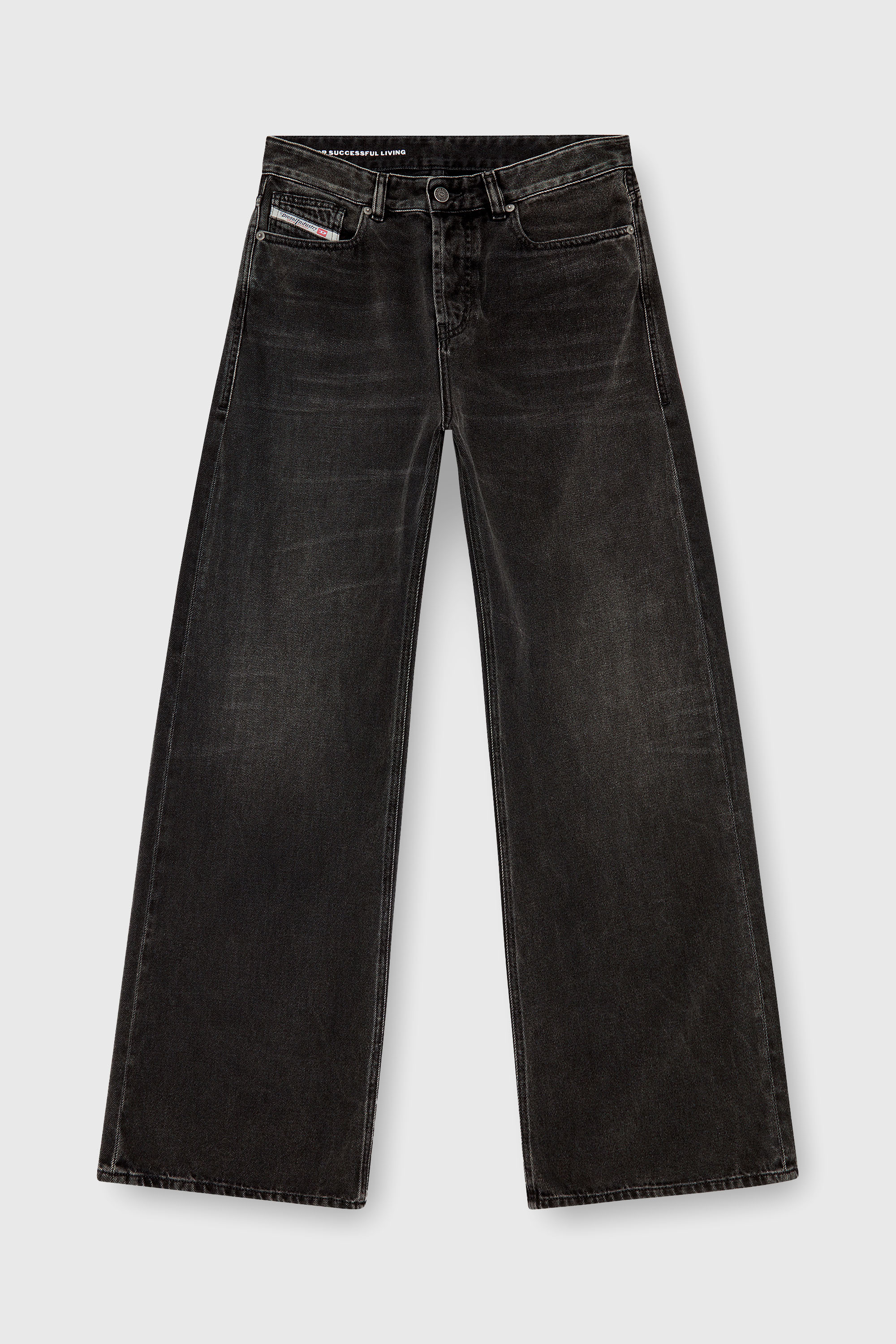Diesel - Female's Relaxed Jeans 1996 D-Sire 09J96, ブラック/ダークグレー - 6