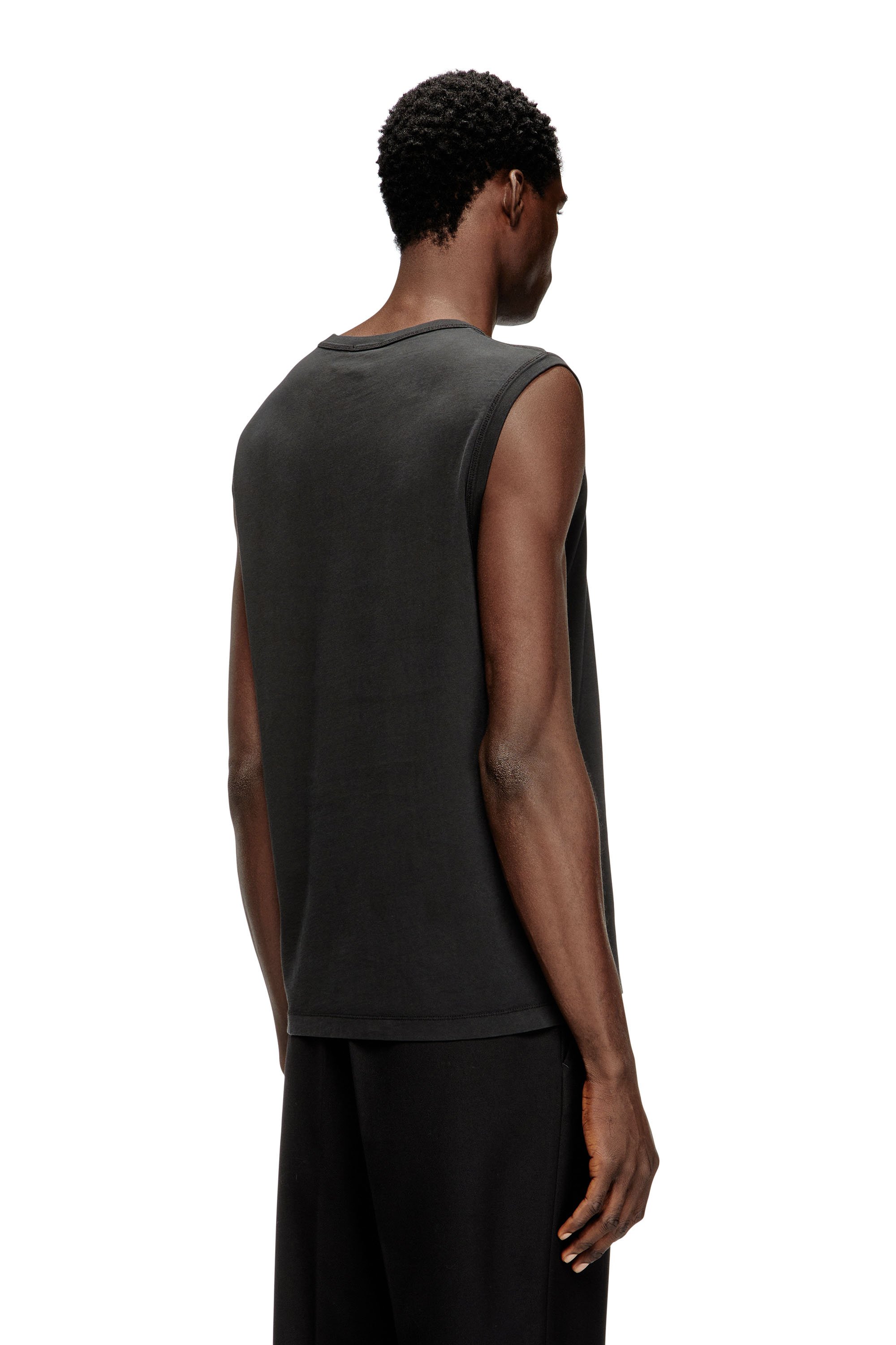 Diesel - T-BISCO-IOD, Male's スリーブレスカットソー in ブラック - 4