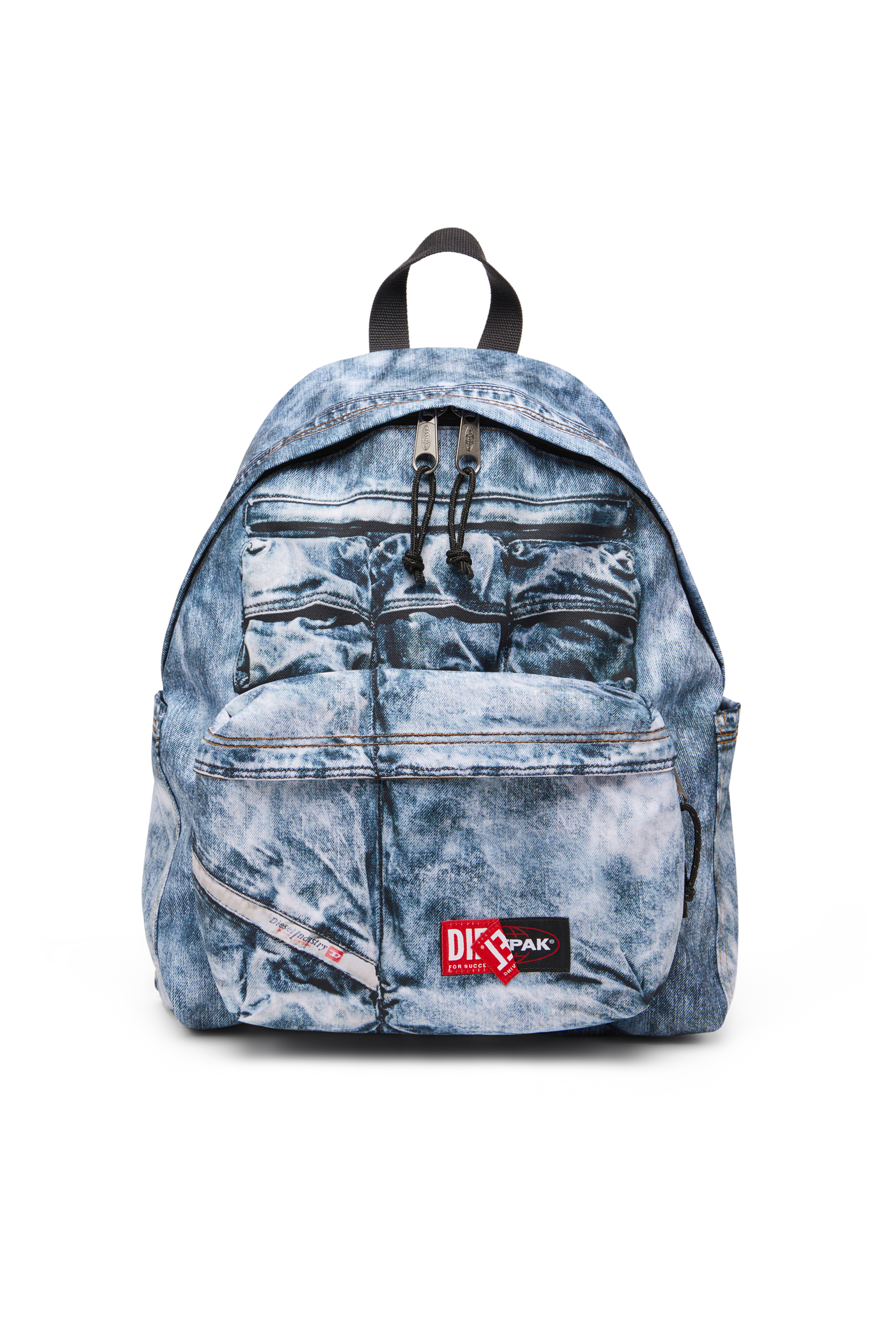 Diesel - DIESEL DAY PAK'R, Unisex's Backpack in trompe l'oeil denim in ブルー - 1