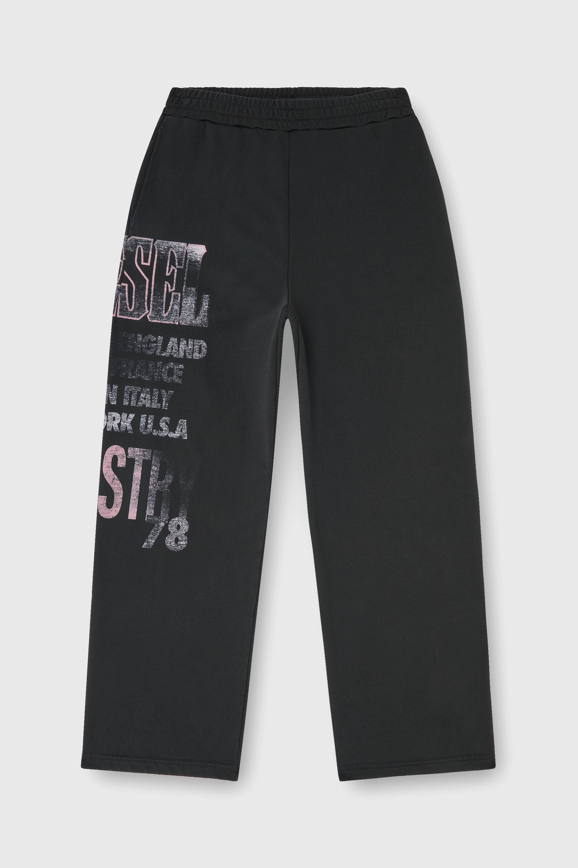 Diesel - P-ILL, Male's Sweatpants with concert graphics in ブラック - 2