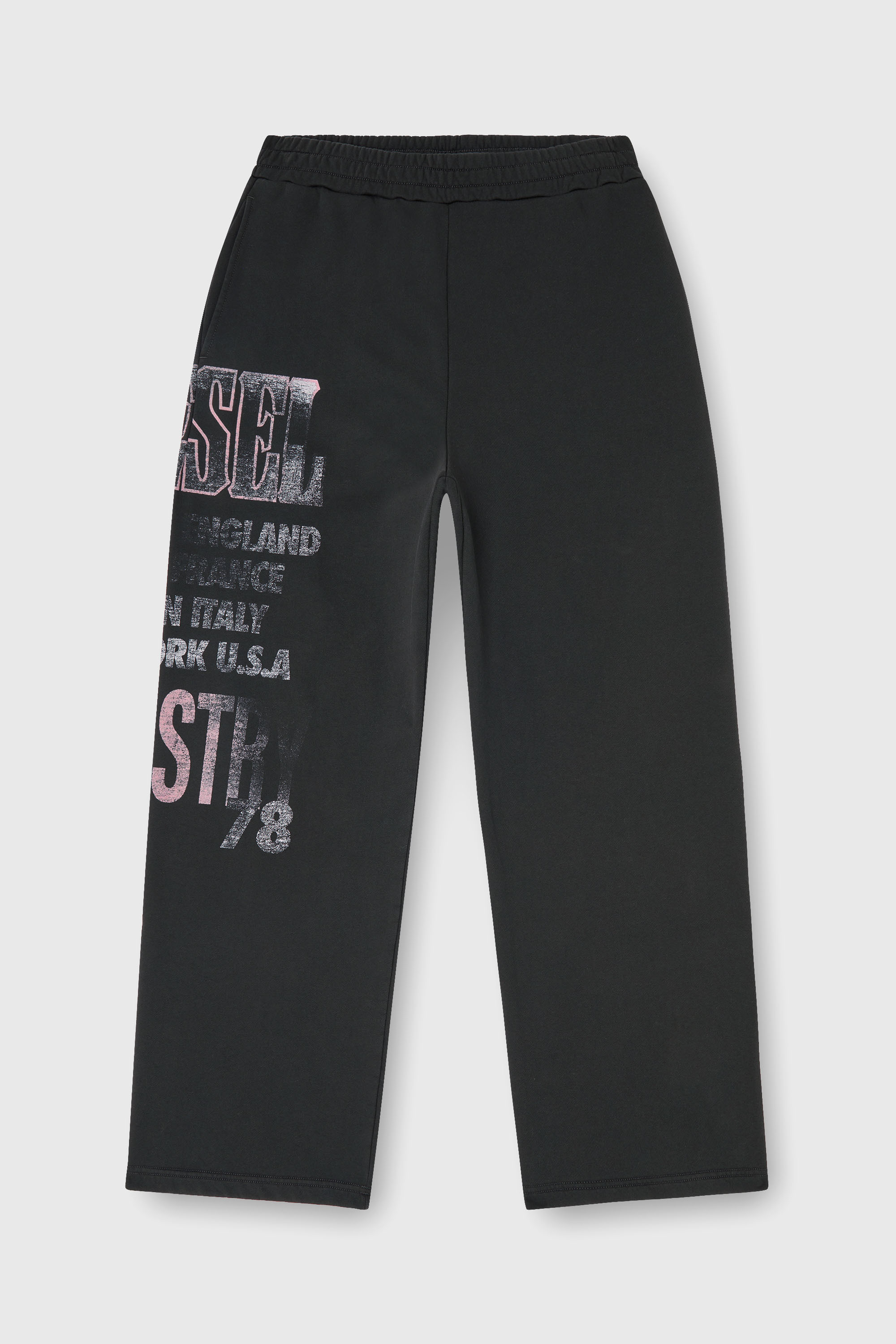 Diesel - P-ILL, Male's Sweatpants with concert graphics in ブラック - 2