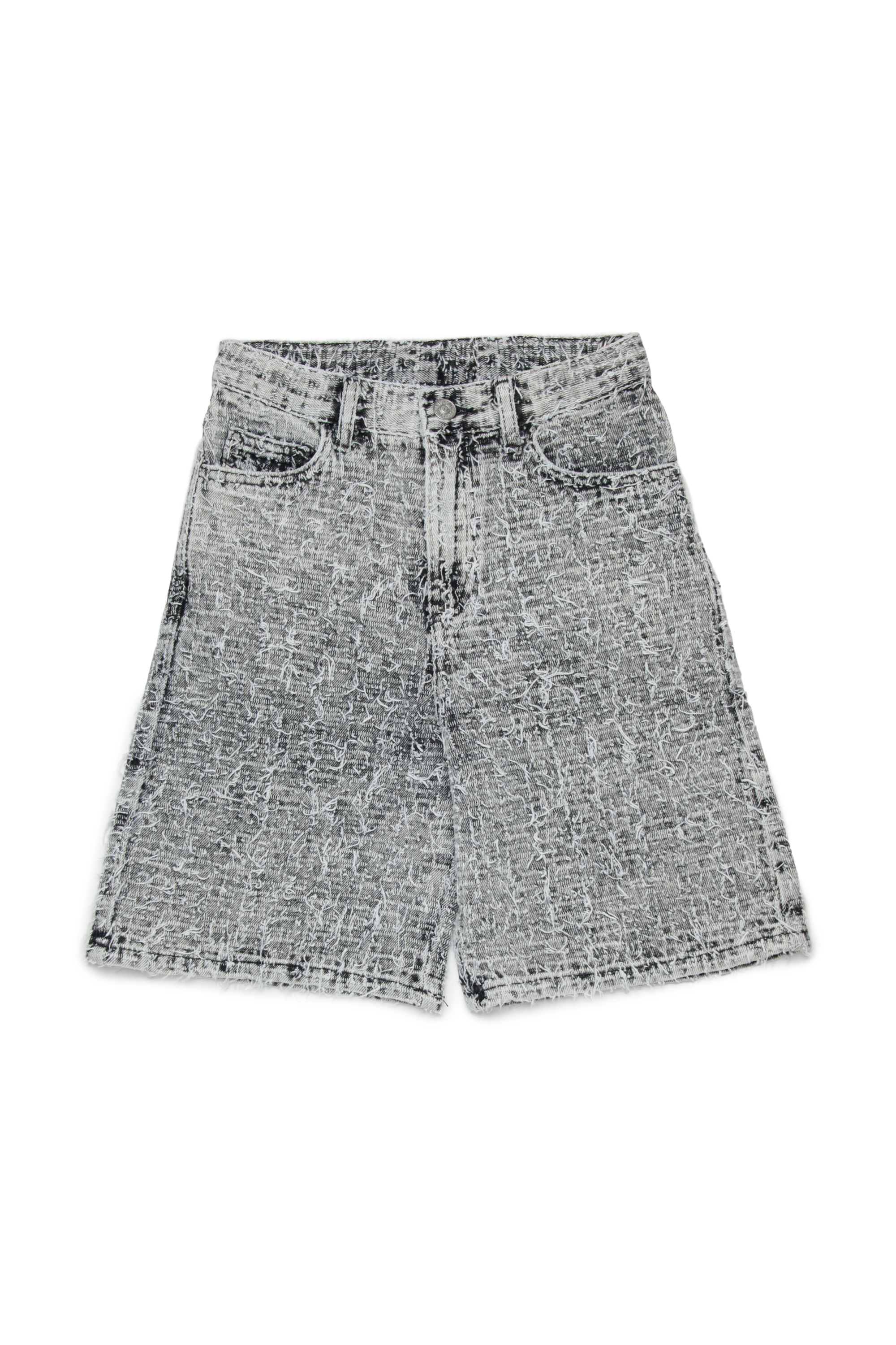 Diesel - D-ARGJX-SHORT-J, Female's デニムショートパンツ in グレー - 1
