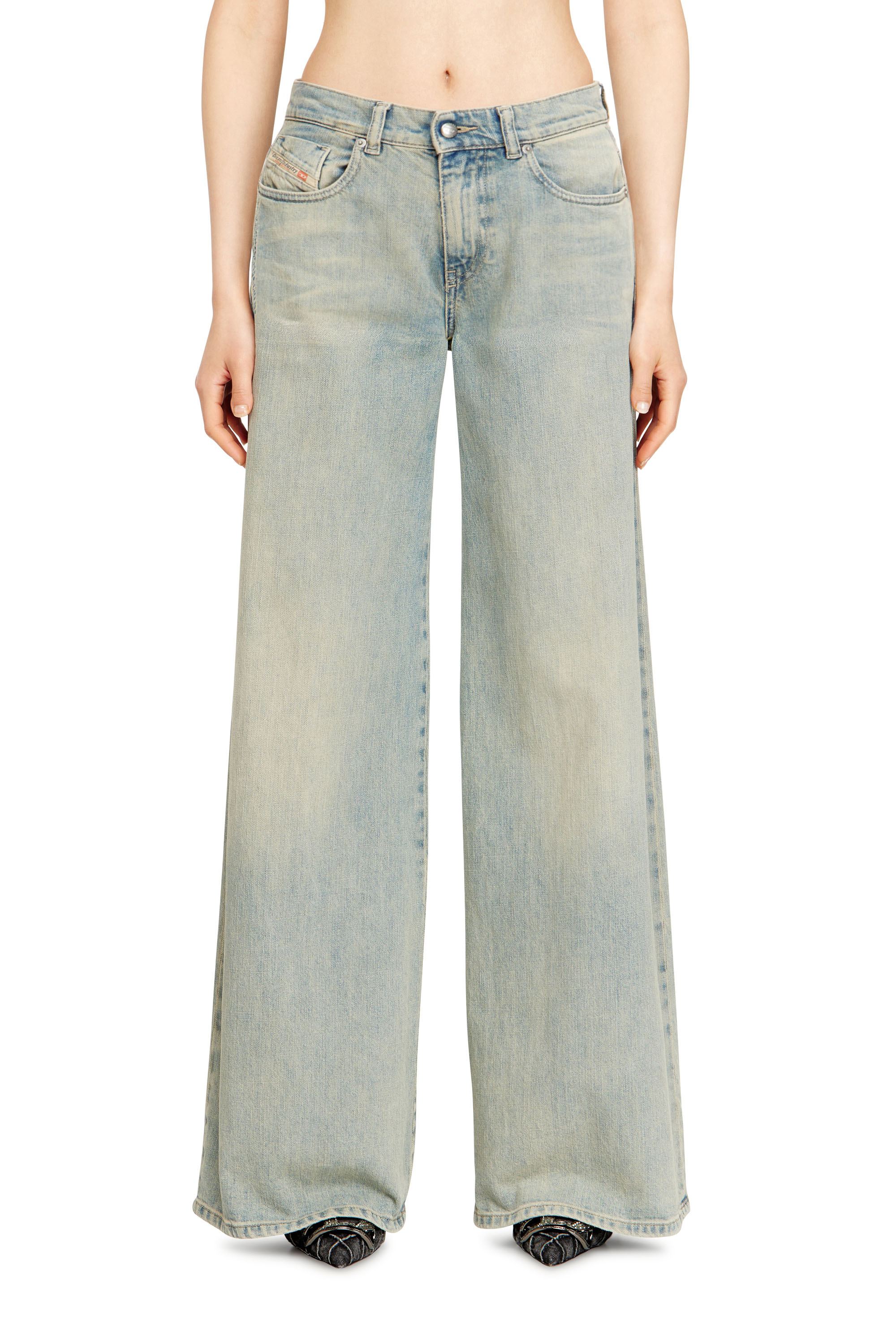 Diesel - Female's Flare Jeans 1978 D-Akemi 09N33, ミディアムブルー - 4