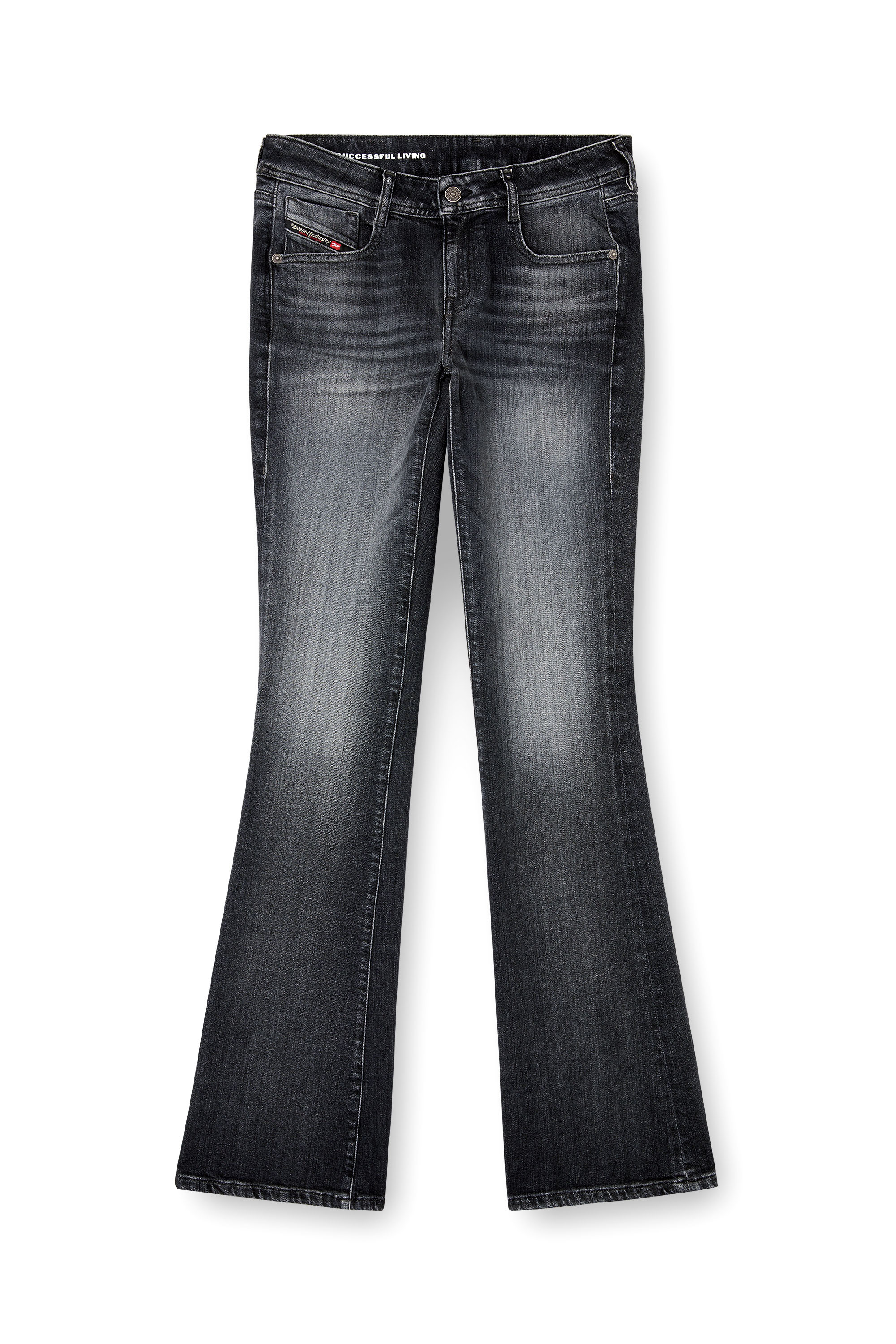 Diesel - Female's Bootcut Jeans 1969 D-Ebbey 09L98, ブラック/ダークグレー - 6
