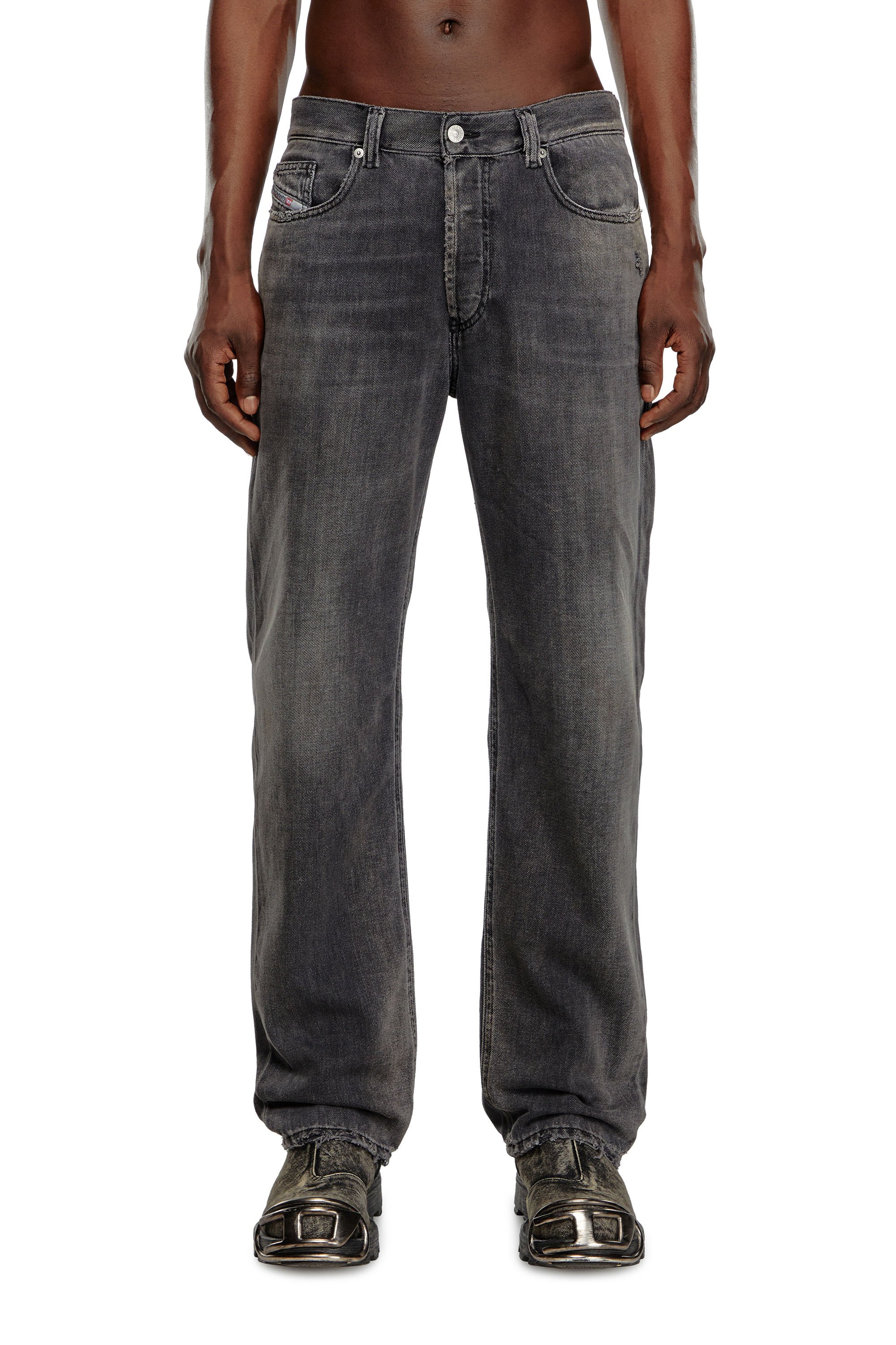 Diesel - Male's Regular Jeans 2024 D-Macs 09K14, ブラック/ダークグレー - 2