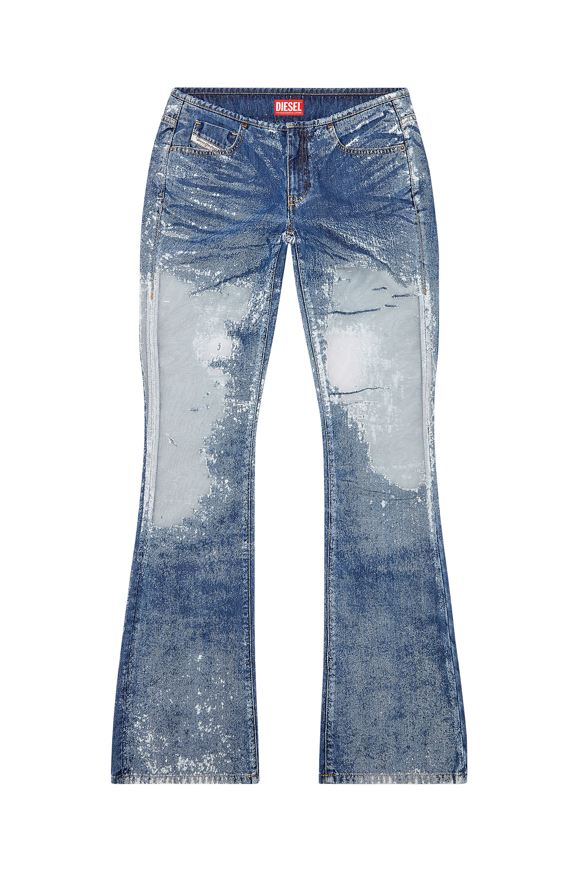 Diesel - Bootcut and Flare Jeans D-Shark 068JH, ミディアムブルー - Image 6