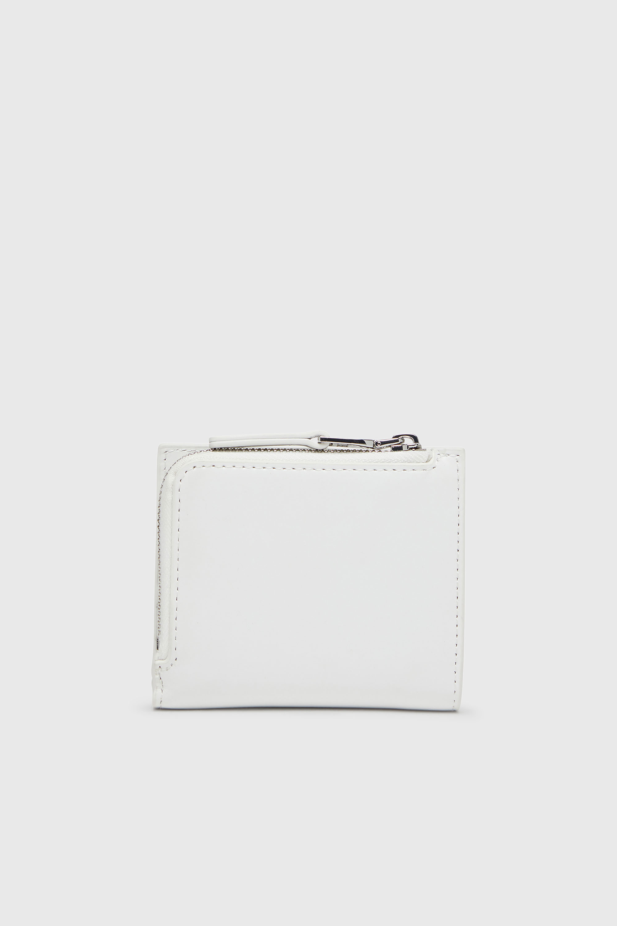 Diesel - 1DR BI FOLD ZIP L, Female's 二つ折りウォレット in ホワイト - 2
