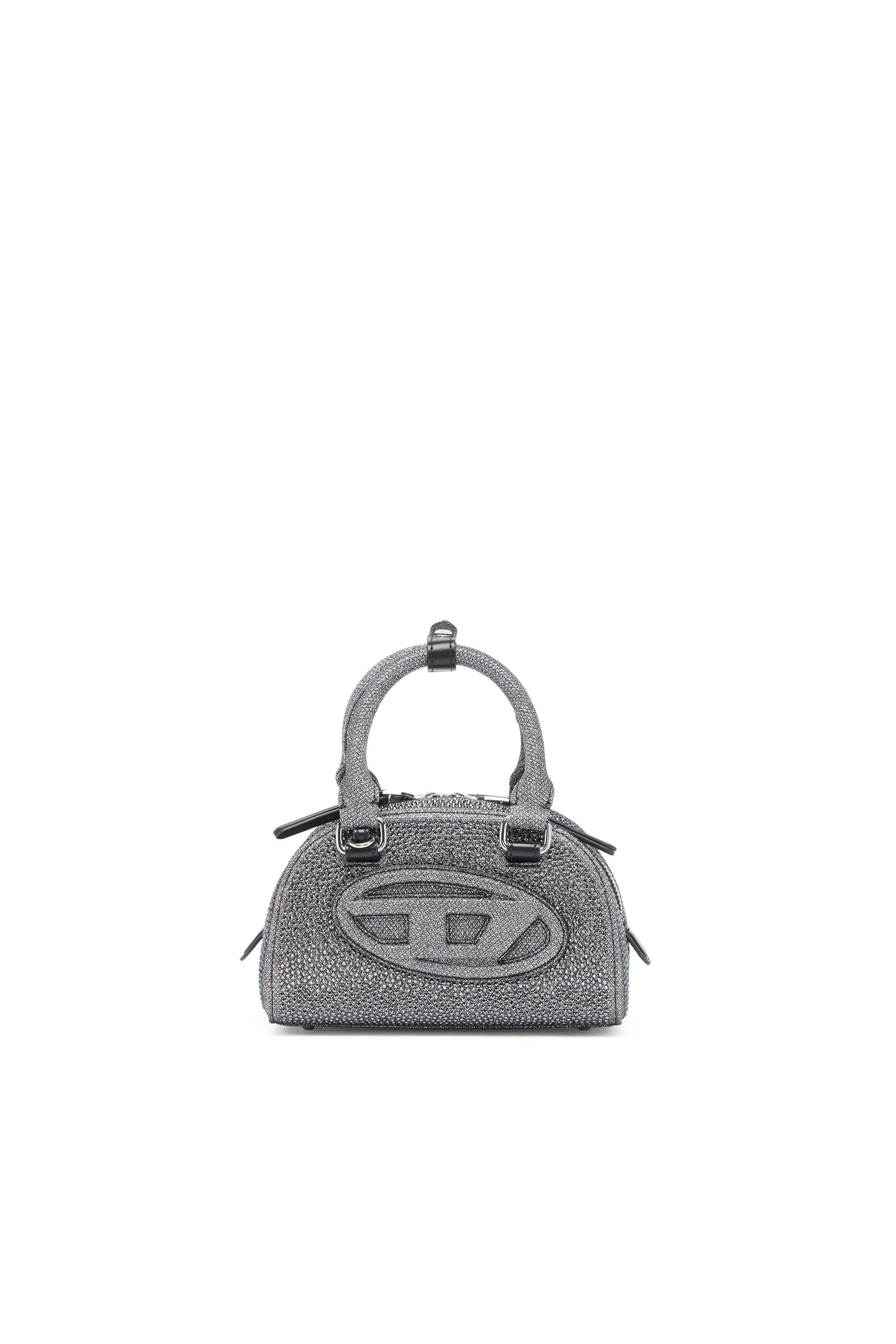 Diesel - 1DR DOME CROSSBODY, Female's クロスボディバッグ in ブラック/シルバー - 1