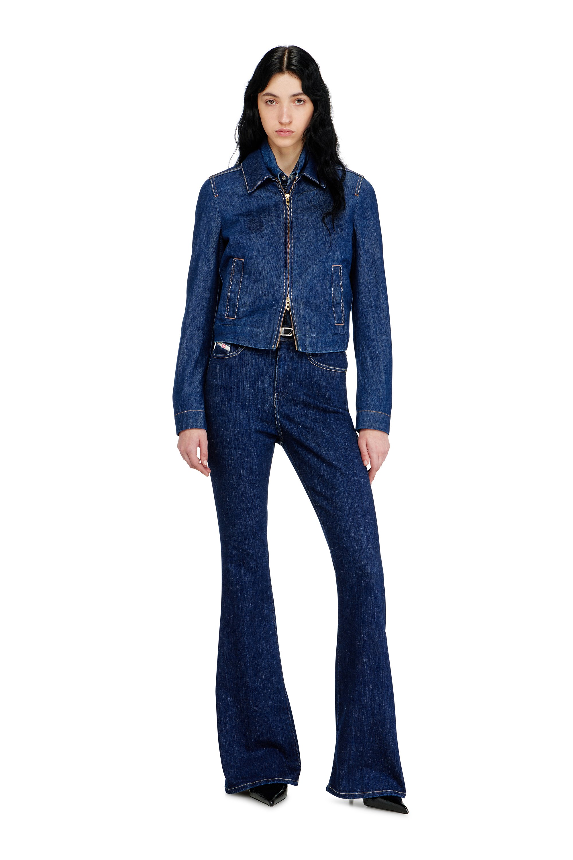 Diesel - Female's Bootcut Jeans 1973 D-Partt 09Q03, ダークブルー - 1