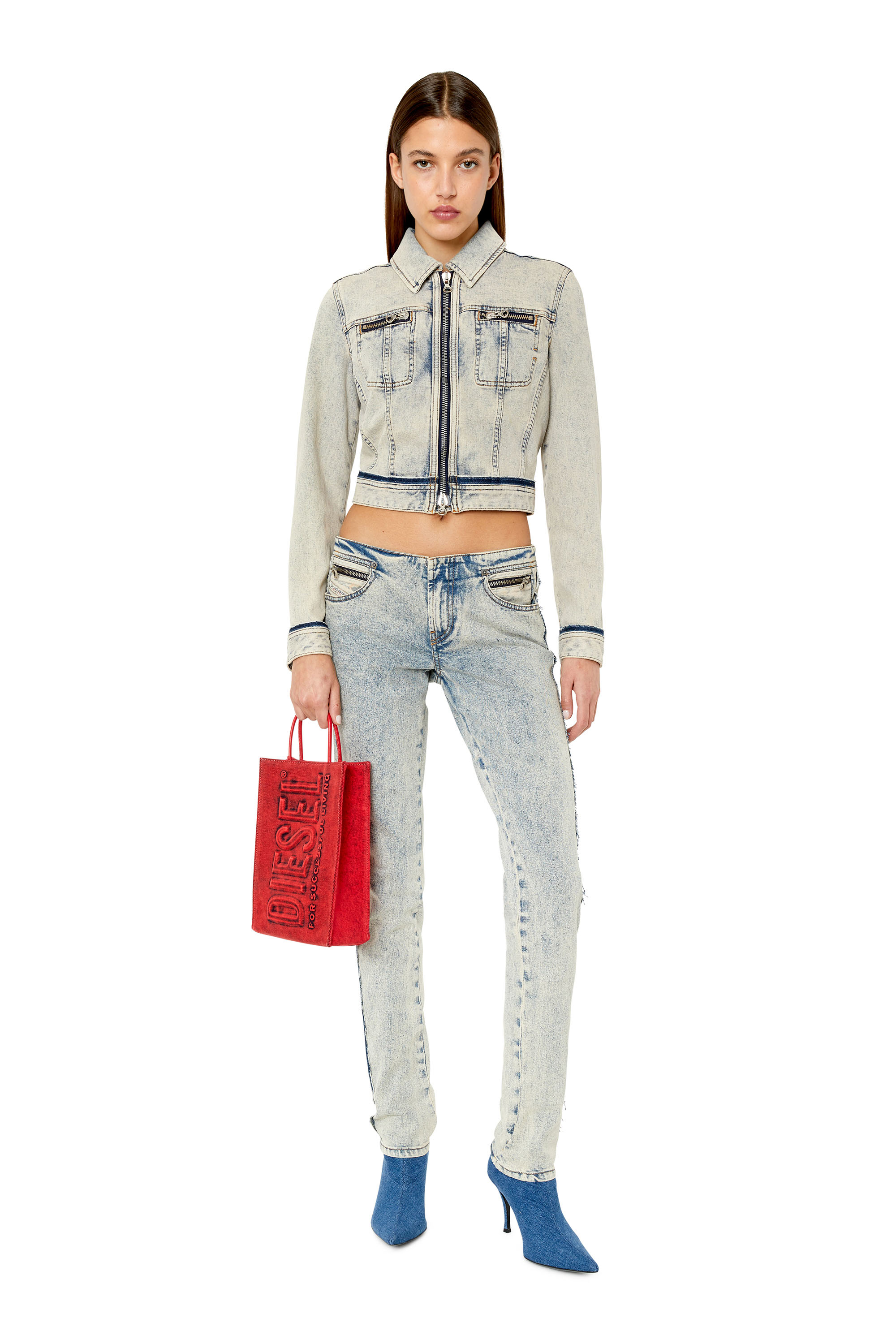 Diesel - Skinny Jeans D-Tail 09F12, ミディアムブルー - Image 4