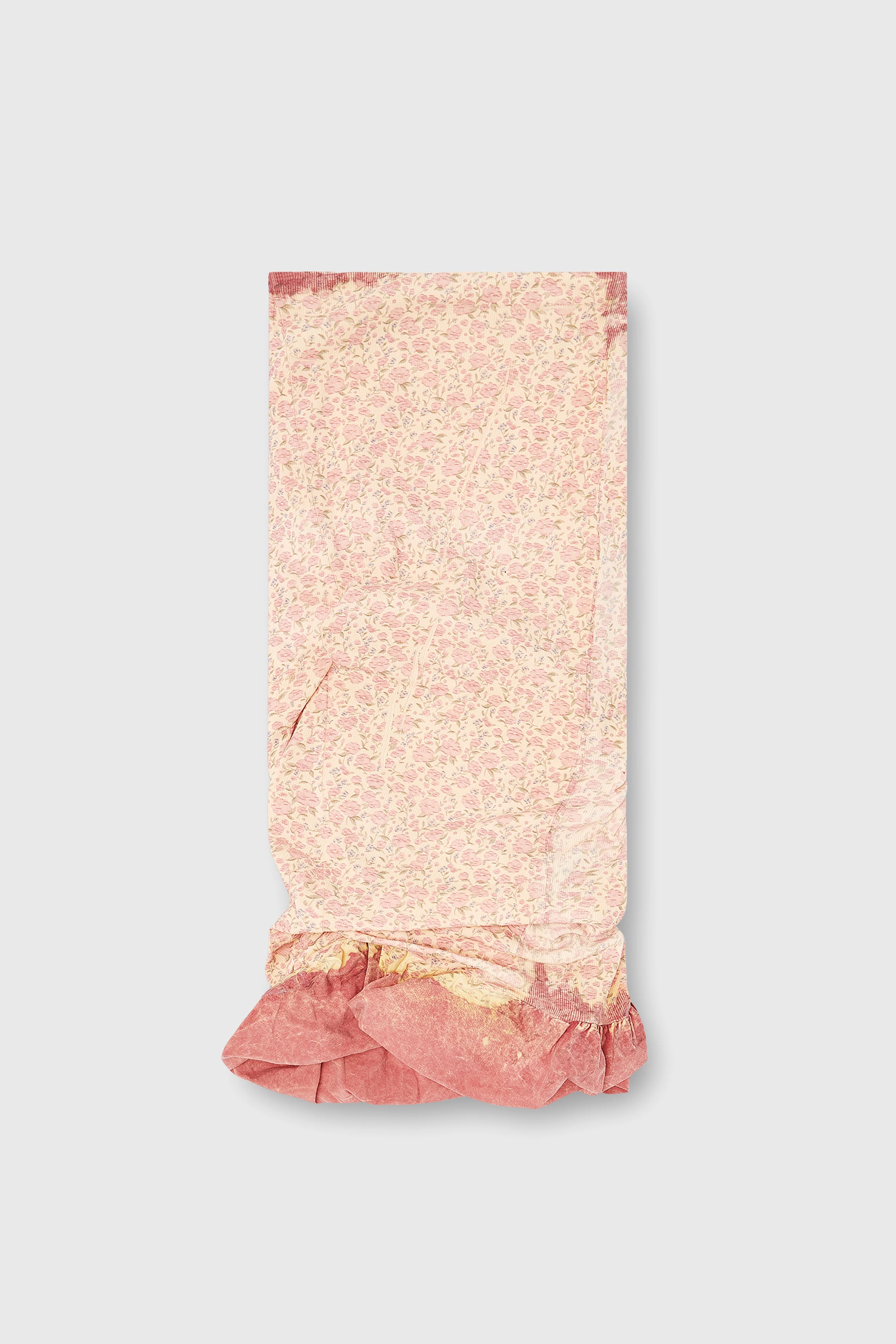 Diesel - O-PALE, Female's Treated double-layer skirt with puffy hem in ピンク / ホワイト - 2
