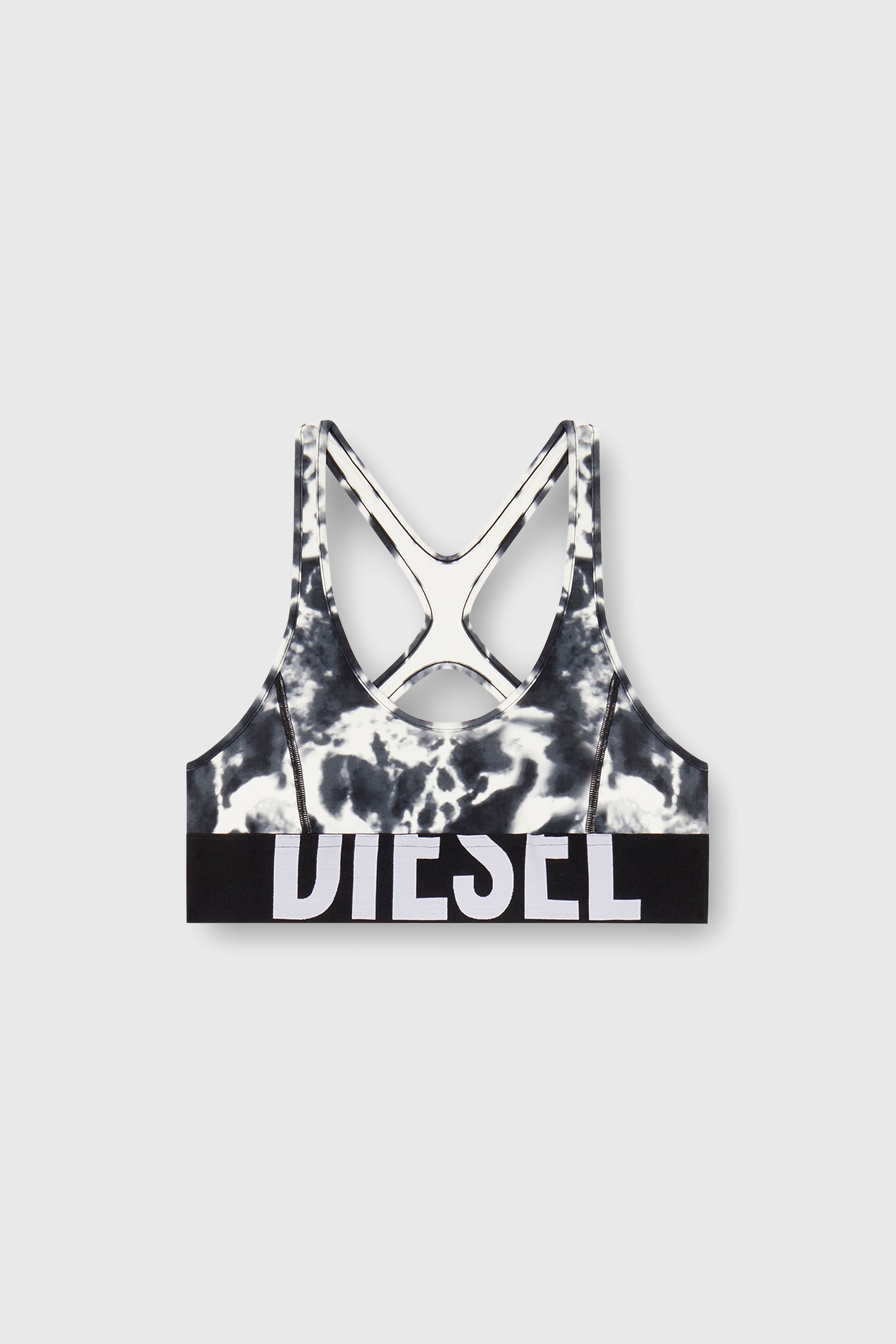 Diesel - ALLISON-D-POP, Female's スポーツブラ in ホワイト/ブラック - 2