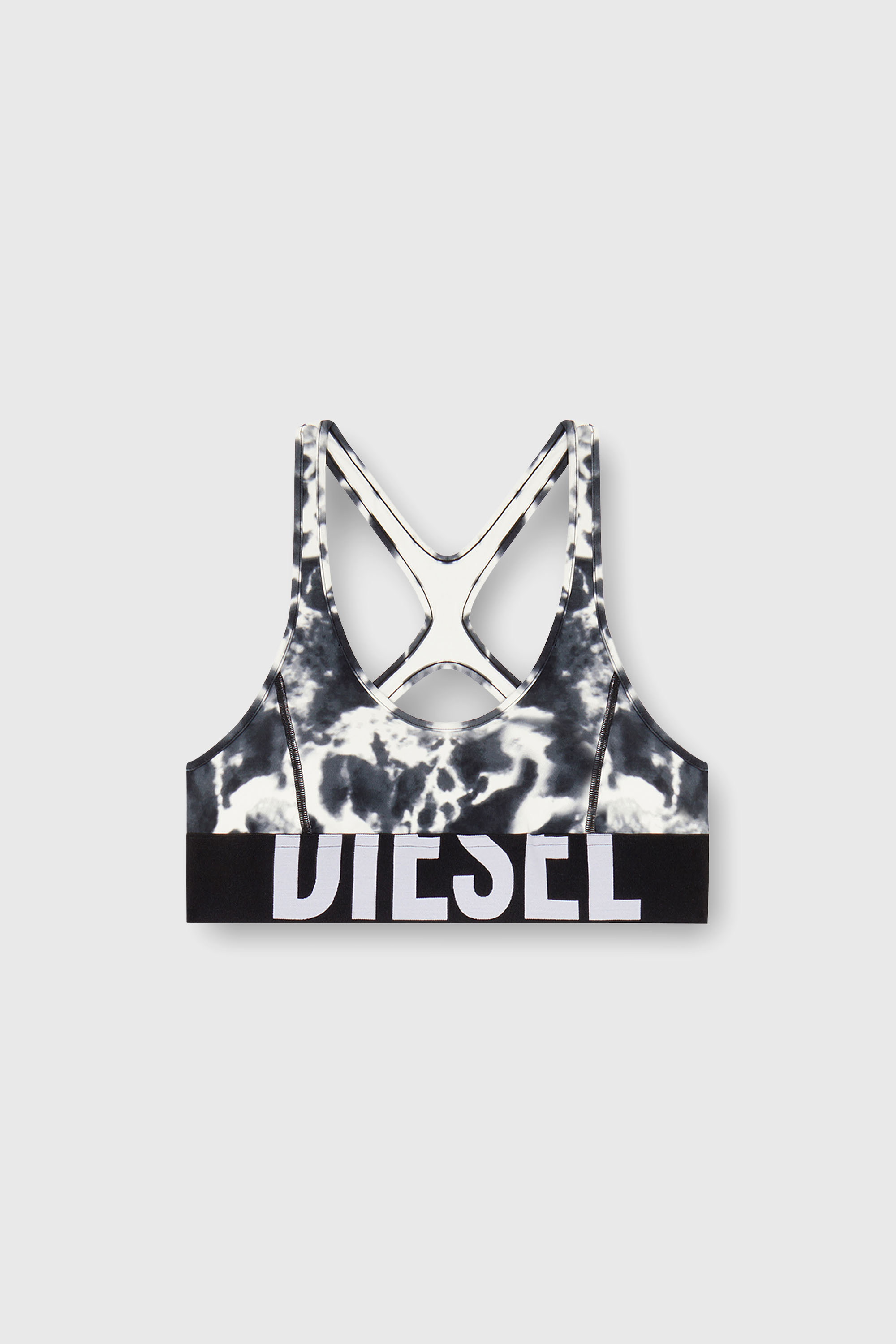 Diesel - ALLISON-D-POP, Female's スポーツブラ in ホワイト/ブラック - 2