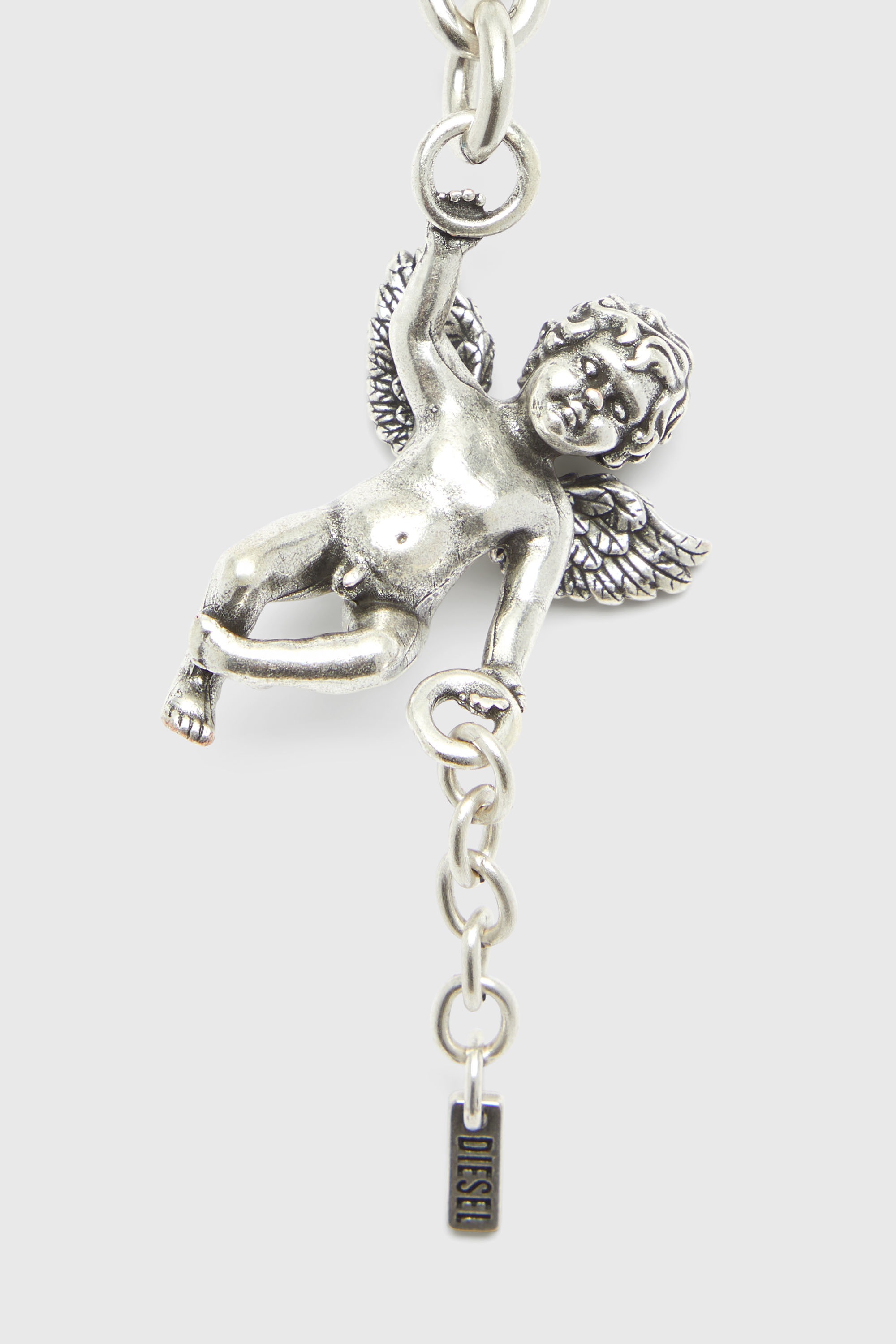 Diesel - CHARM-ANGEL, Female's Metal cherub charm in シルバー - 2