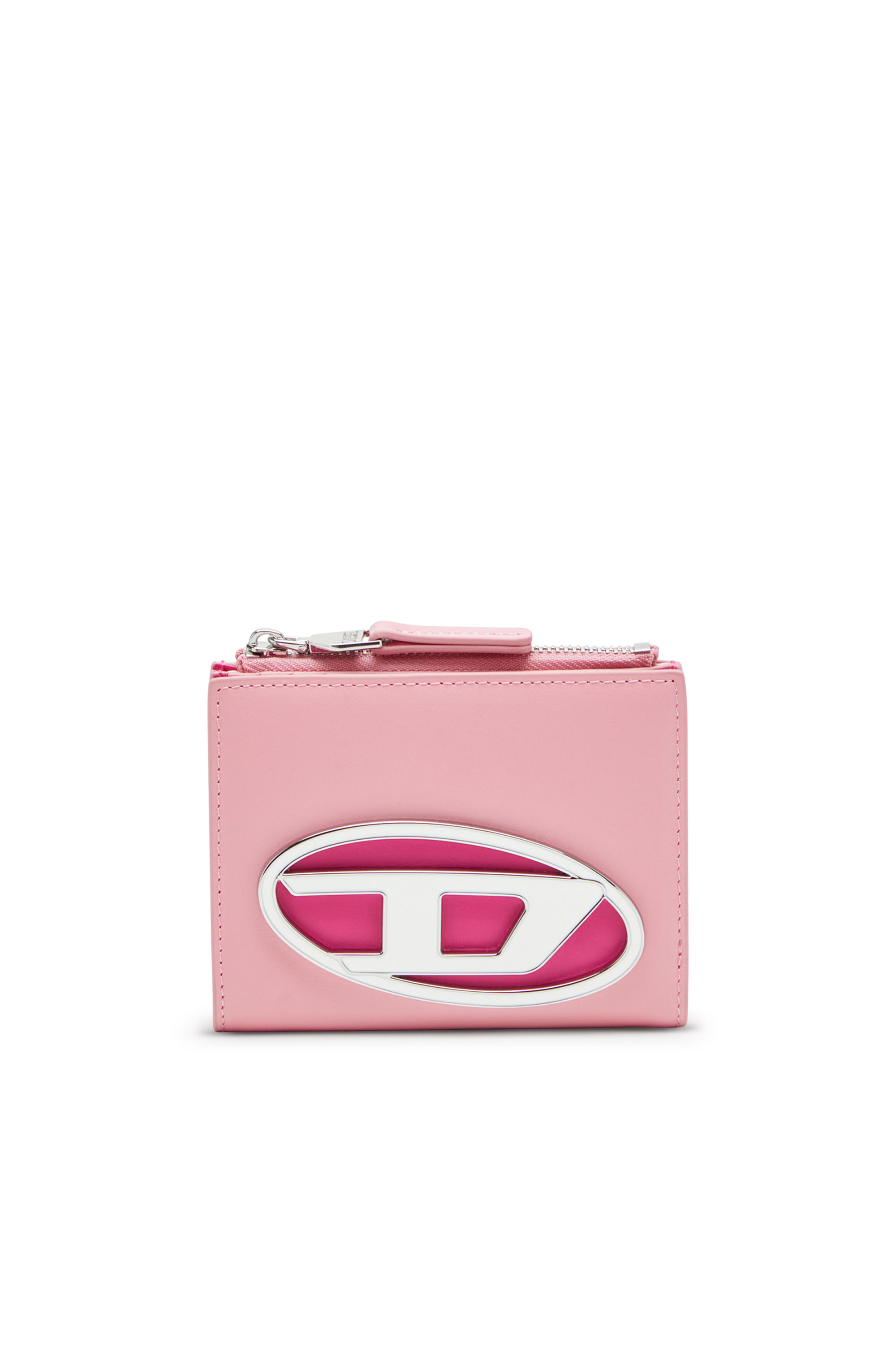 Diesel - 1DR BI-FOLD ZIP II, Female's Small bi-fold wallet in leather in null - 1