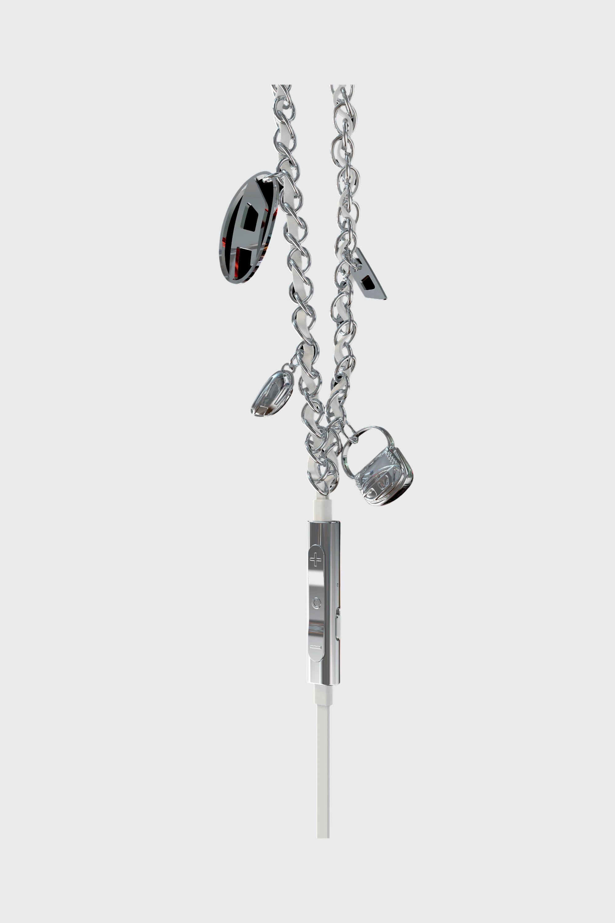 Diesel - 60458  WIRED EARBUDS WIRED EARBUDS, Unisex's UNIVERSAL in シルバー - 2